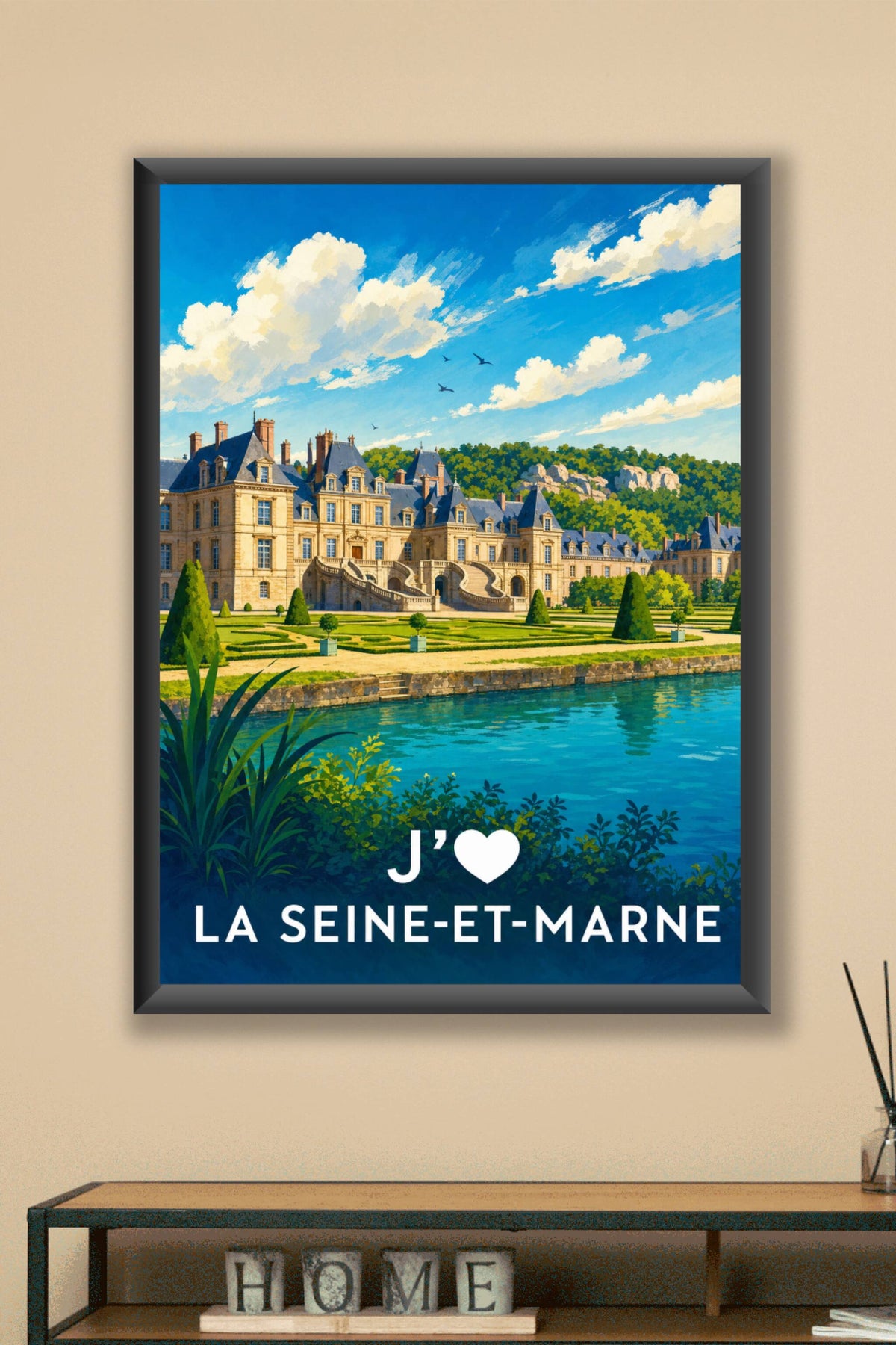 Affiche J'aime la Seine-et-Marne