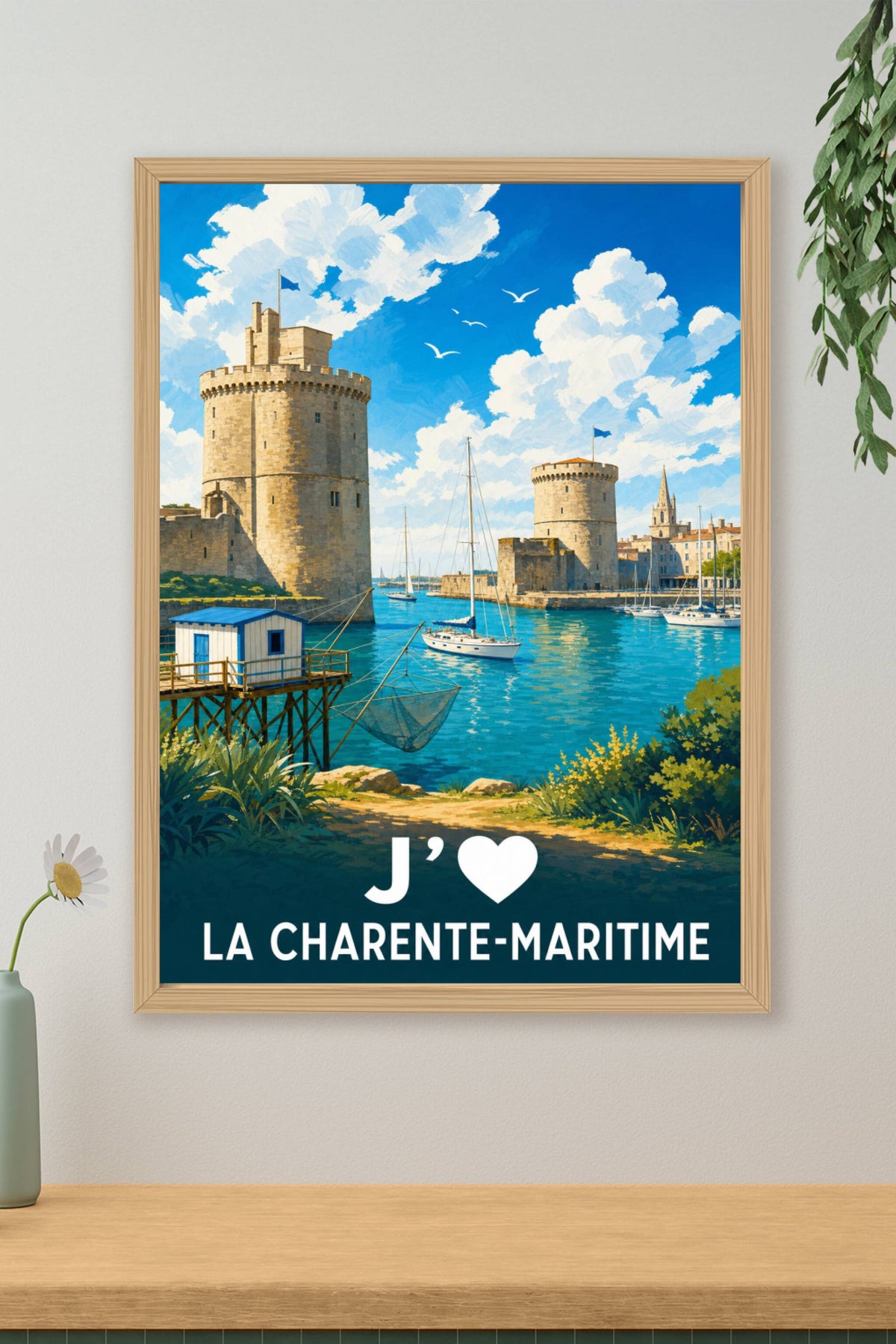 Affiche J'aime la Charente-Maritime