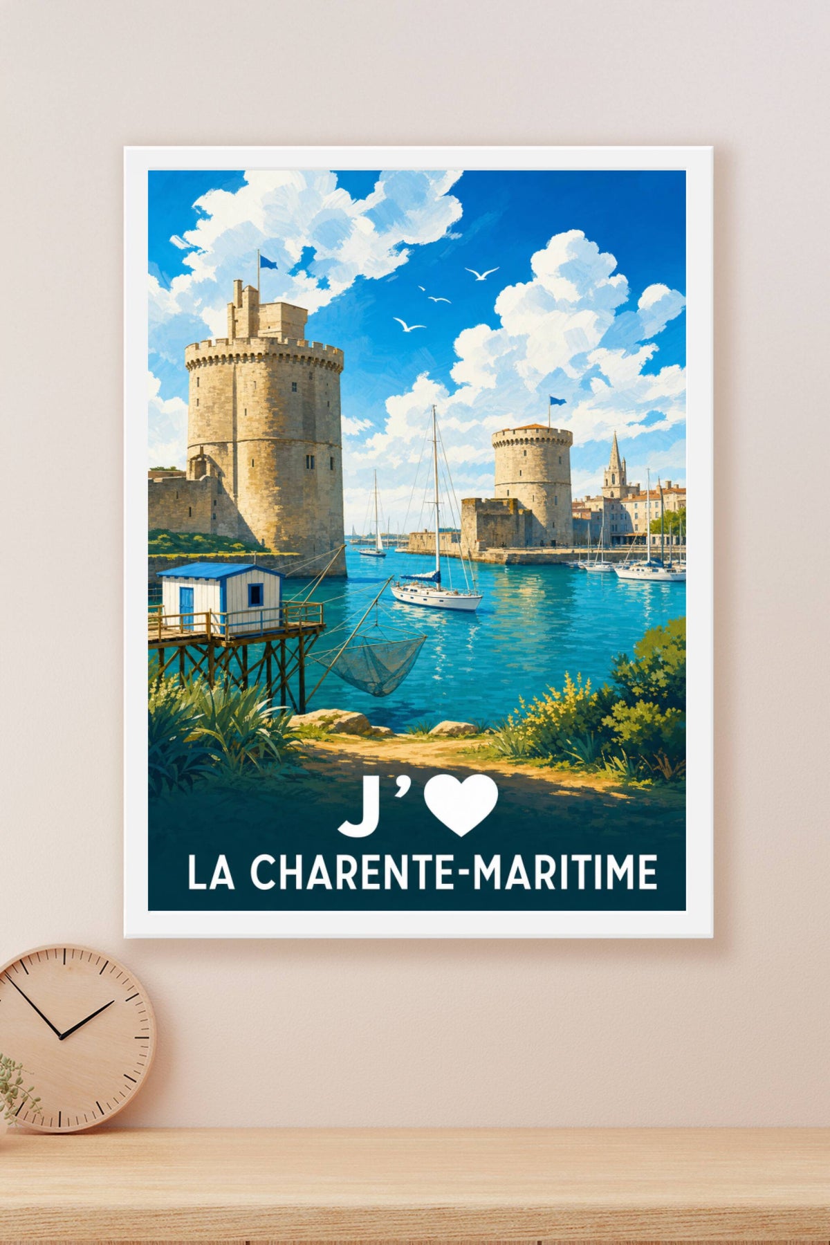 Affiche J'aime la Charente-Maritime