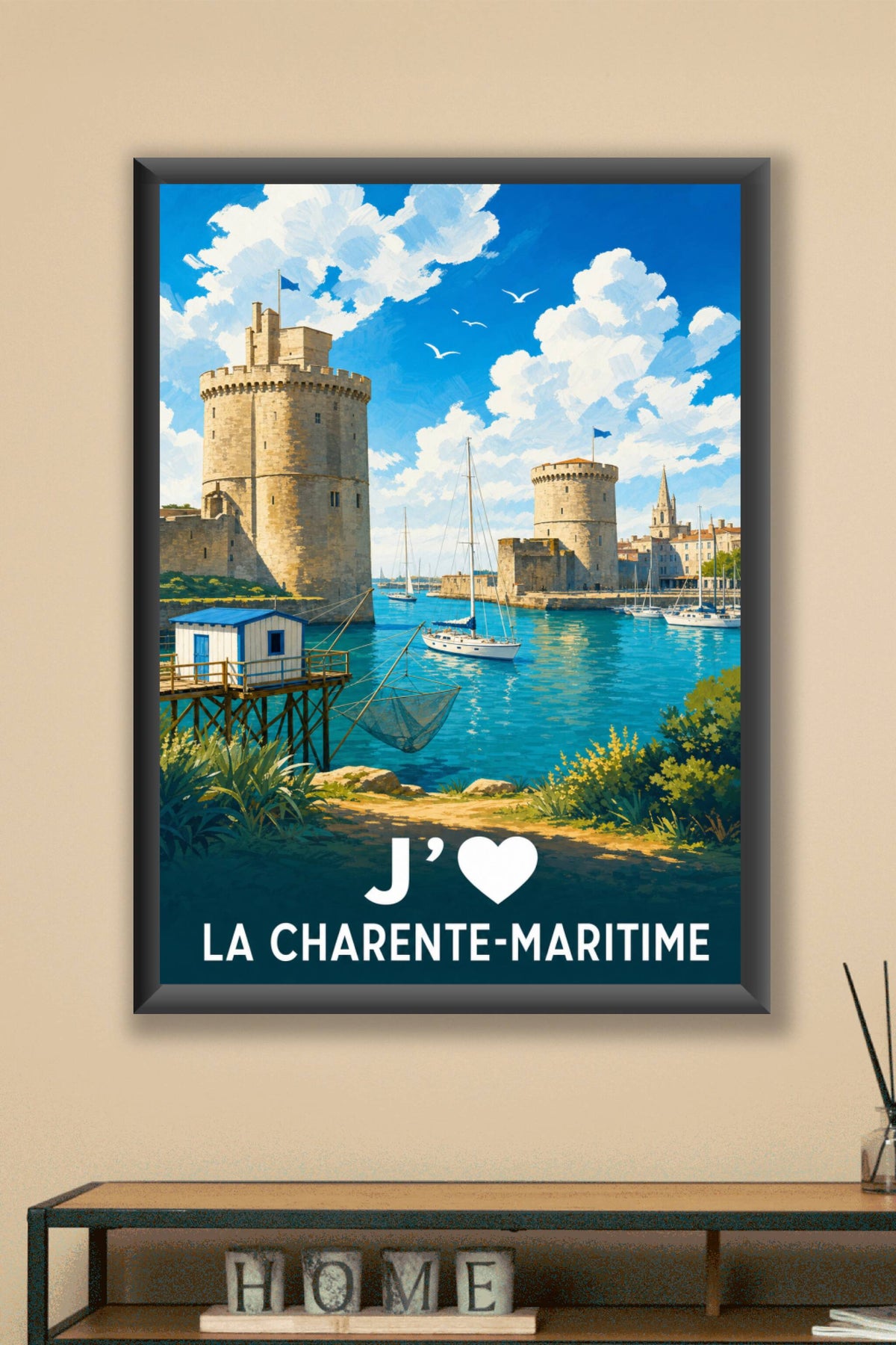 Affiche J'aime la Charente-Maritime
