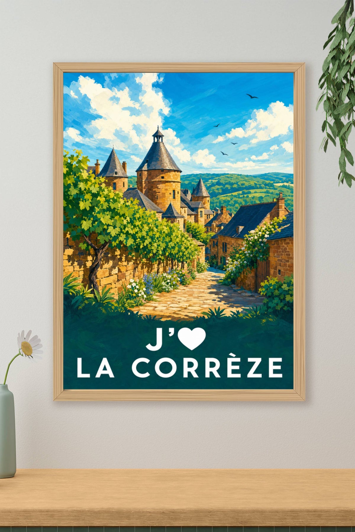 Affiche J'aime la Corrèze