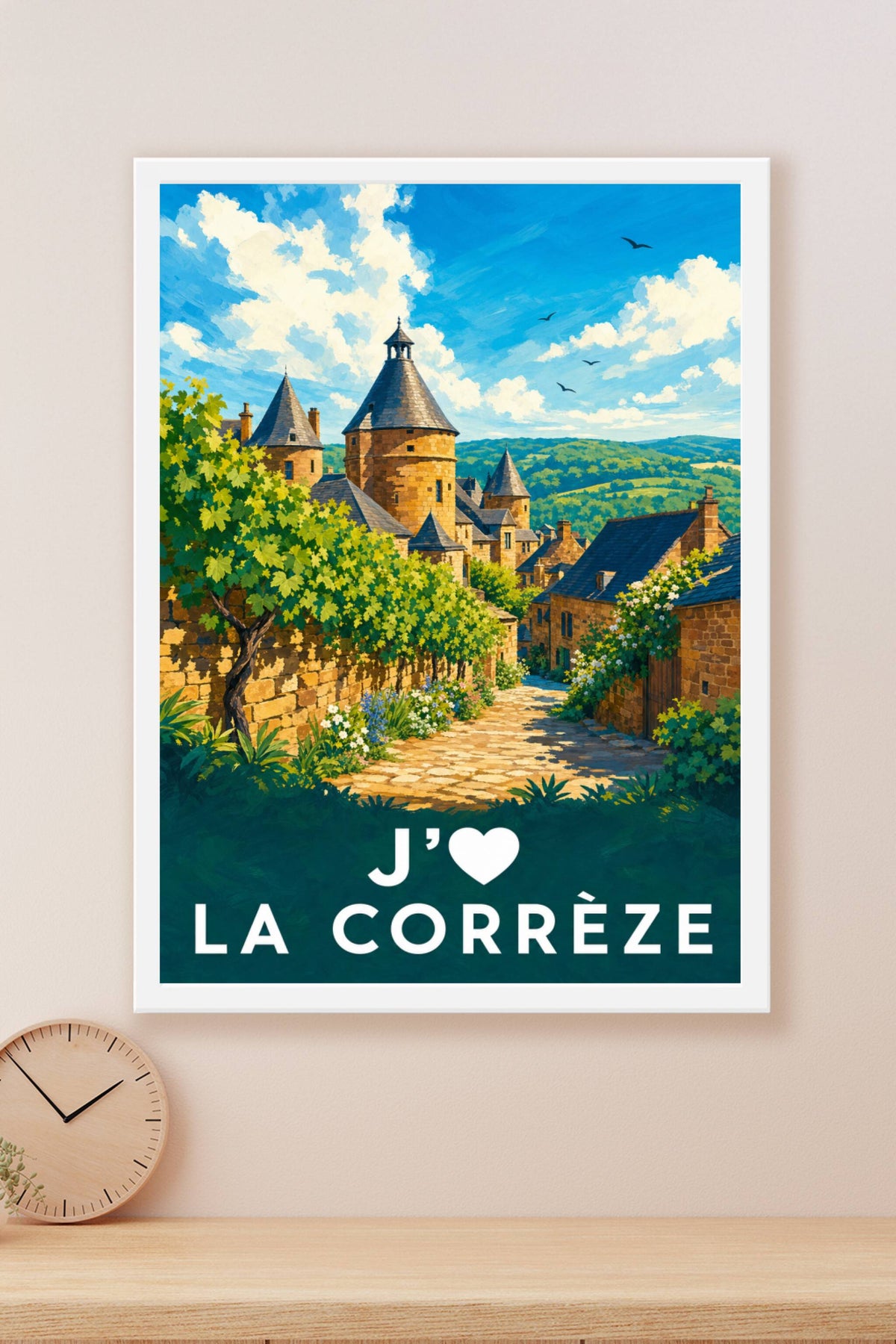 Affiche J'aime la Corrèze