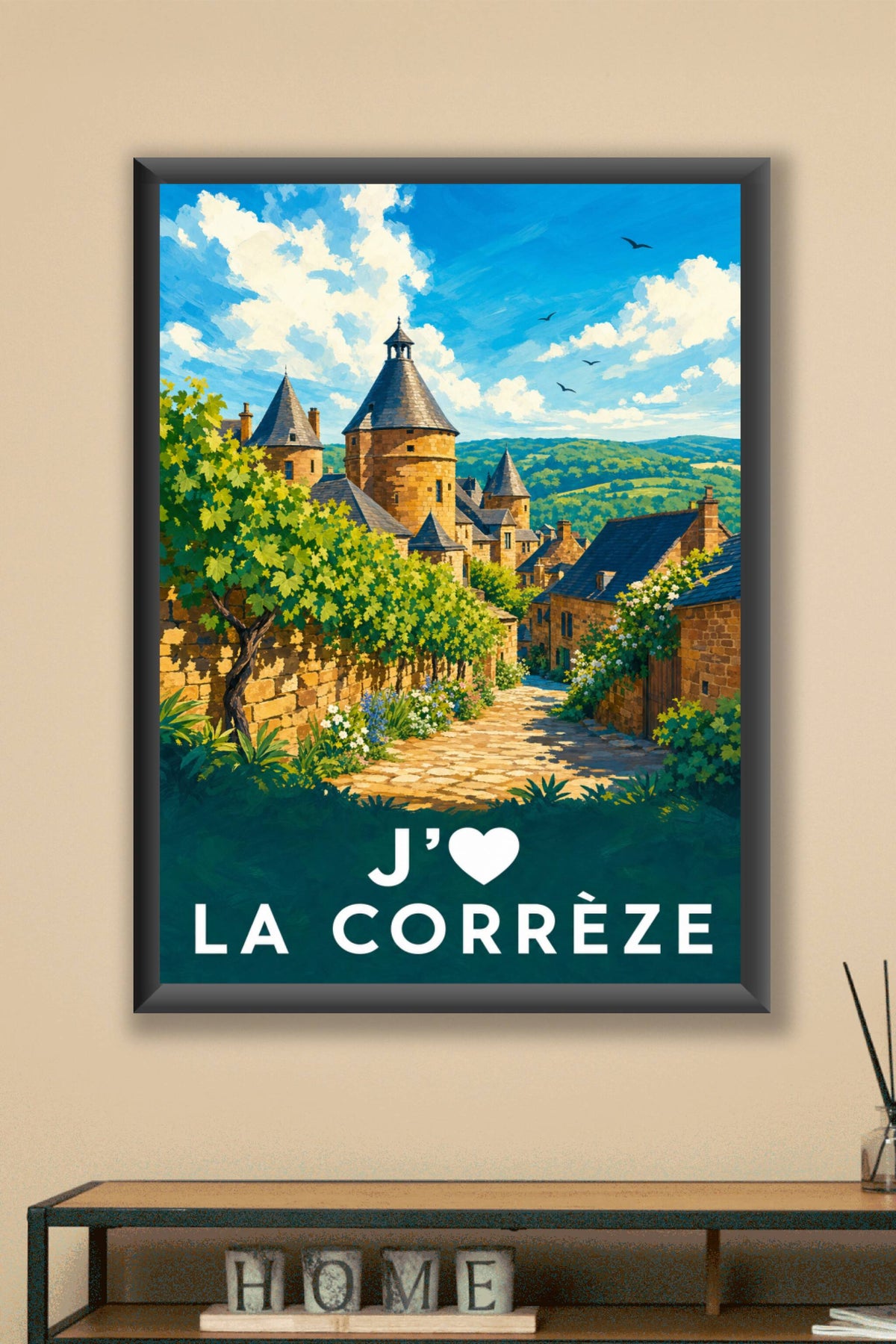 Affiche J'aime la Corrèze
