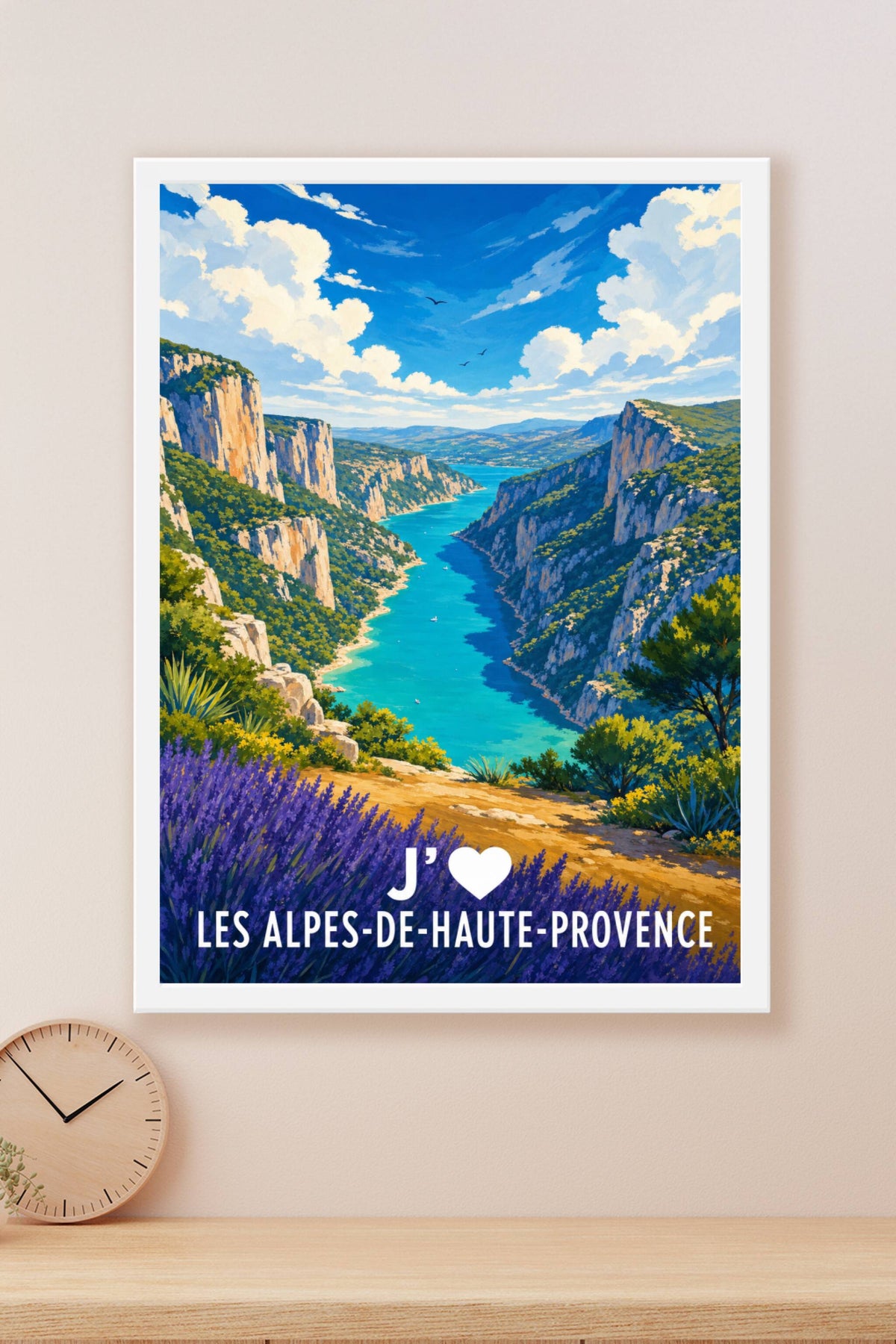 Affiche J'aime les Alpes-de-Haute-Provence