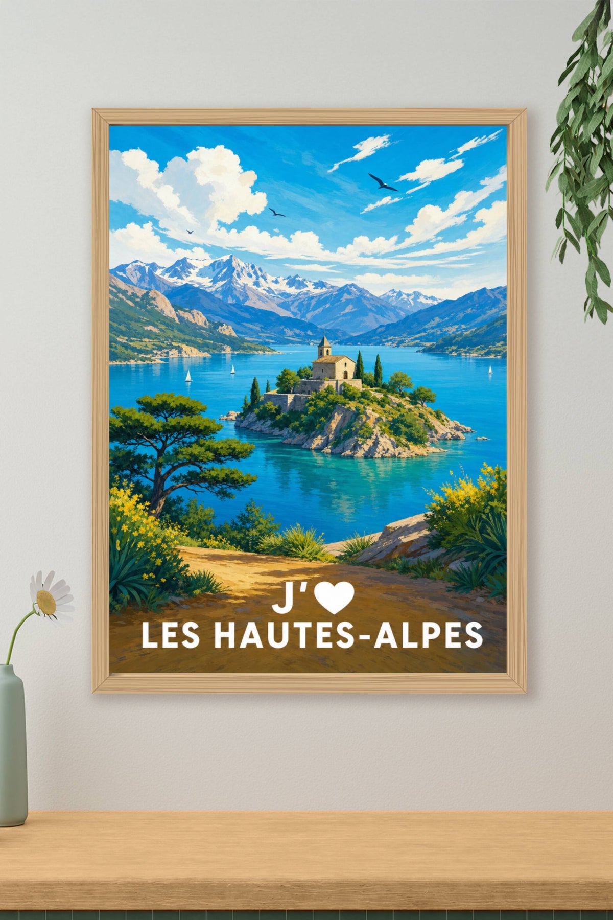 Affiche J'aime les Hautes-Alpes