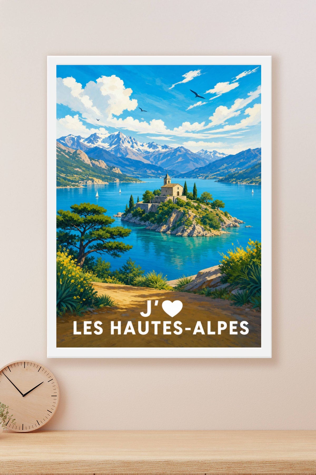 Affiche J'aime les Hautes-Alpes