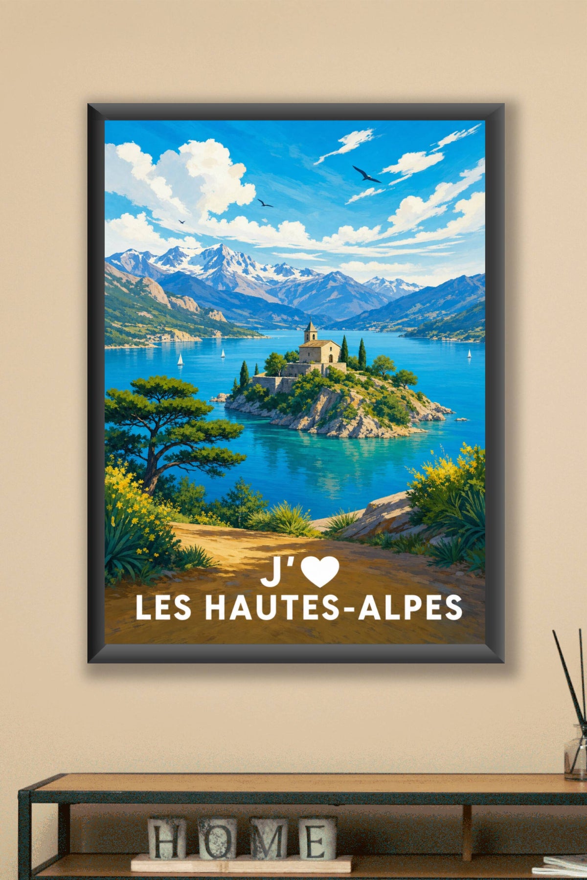 Affiche J'aime les Hautes-Alpes