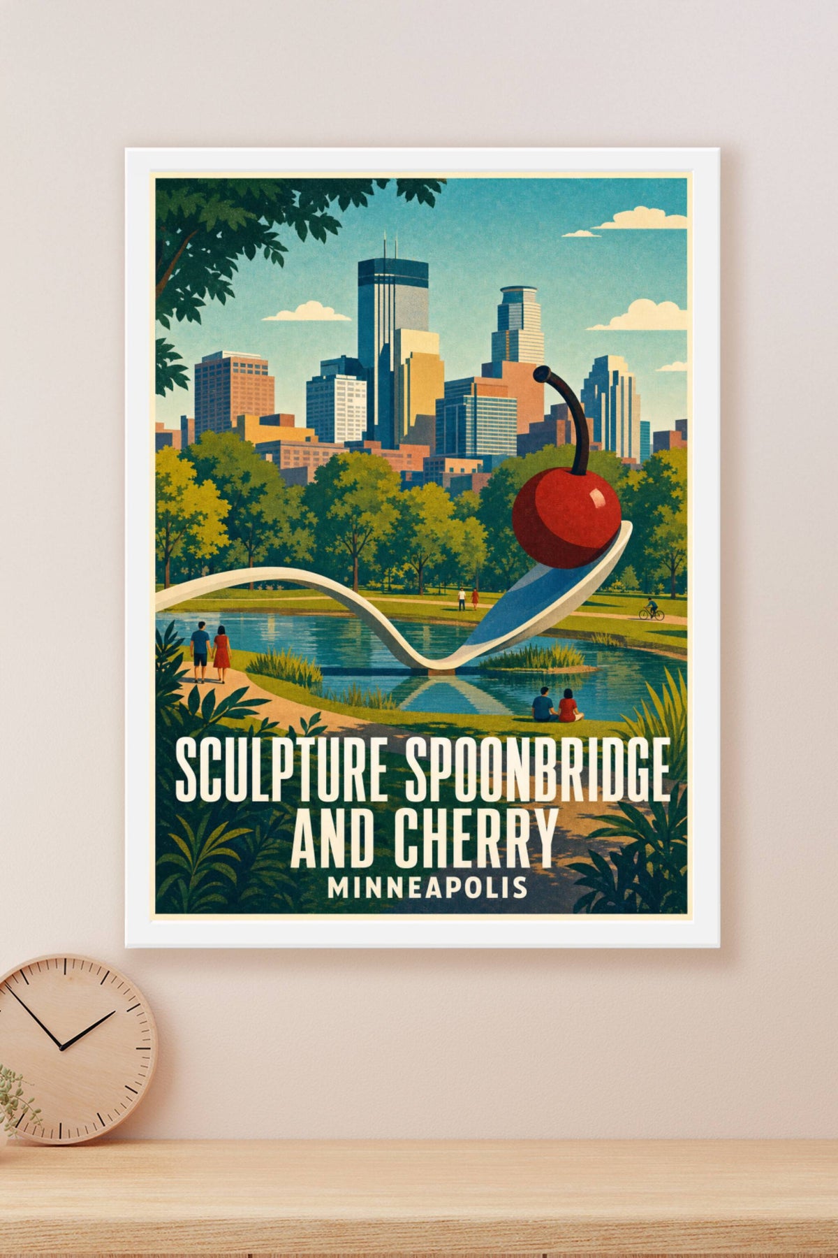 Affiche de Minneapolis, Spoonbridge and Cherry