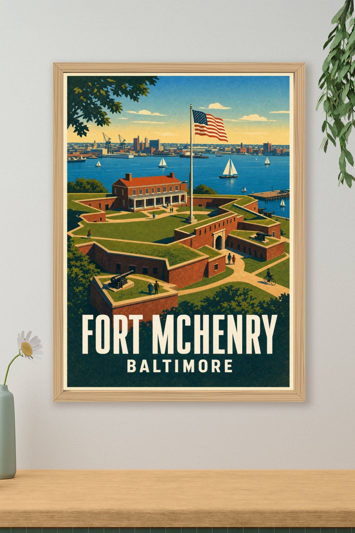 Affiche de Fort McHenry, poster de Baltimore