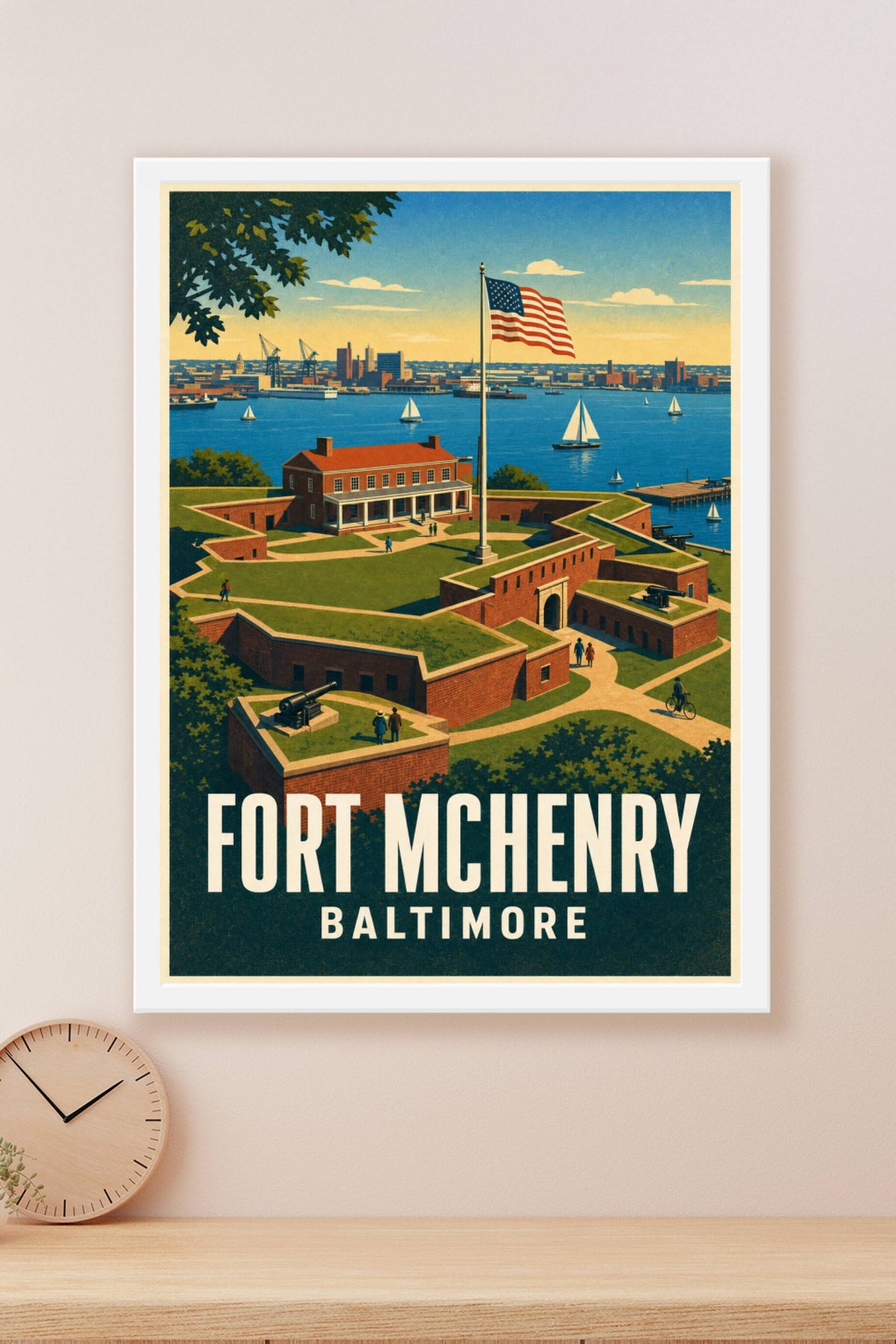 Affiche de Fort McHenry, poster de Baltimore