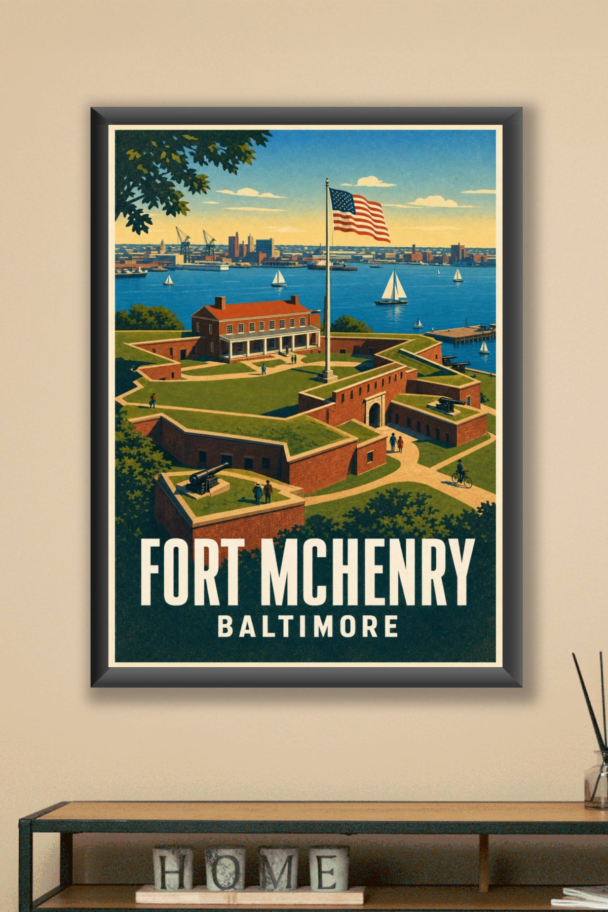 Affiche de Fort McHenry, poster de Baltimore