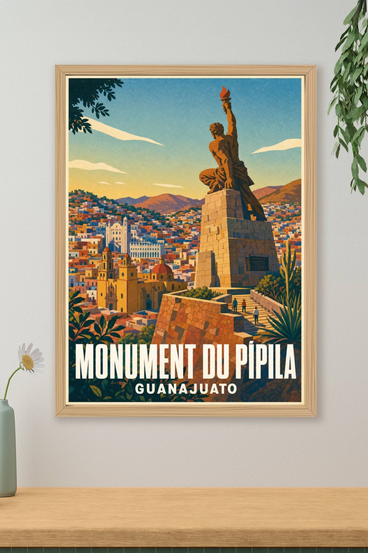 Affiche du Pípila, poster Guanajuato