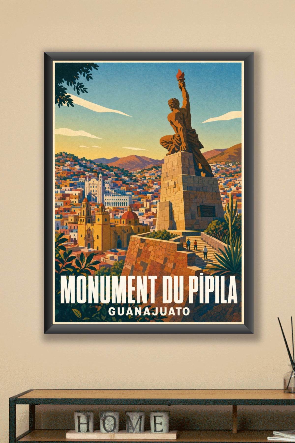 Affiche du Pípila, poster Guanajuato