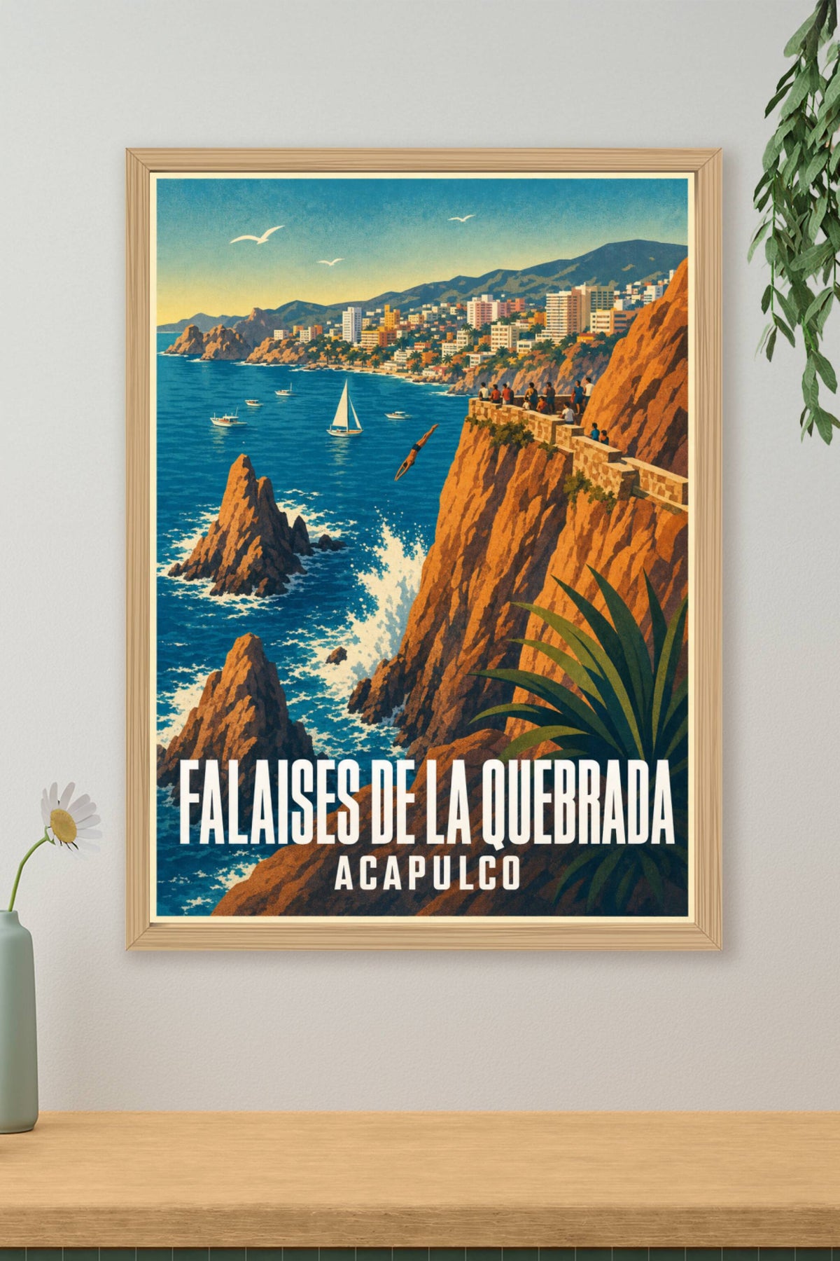 Poster des Falaises de la Quebrada, Acapulco