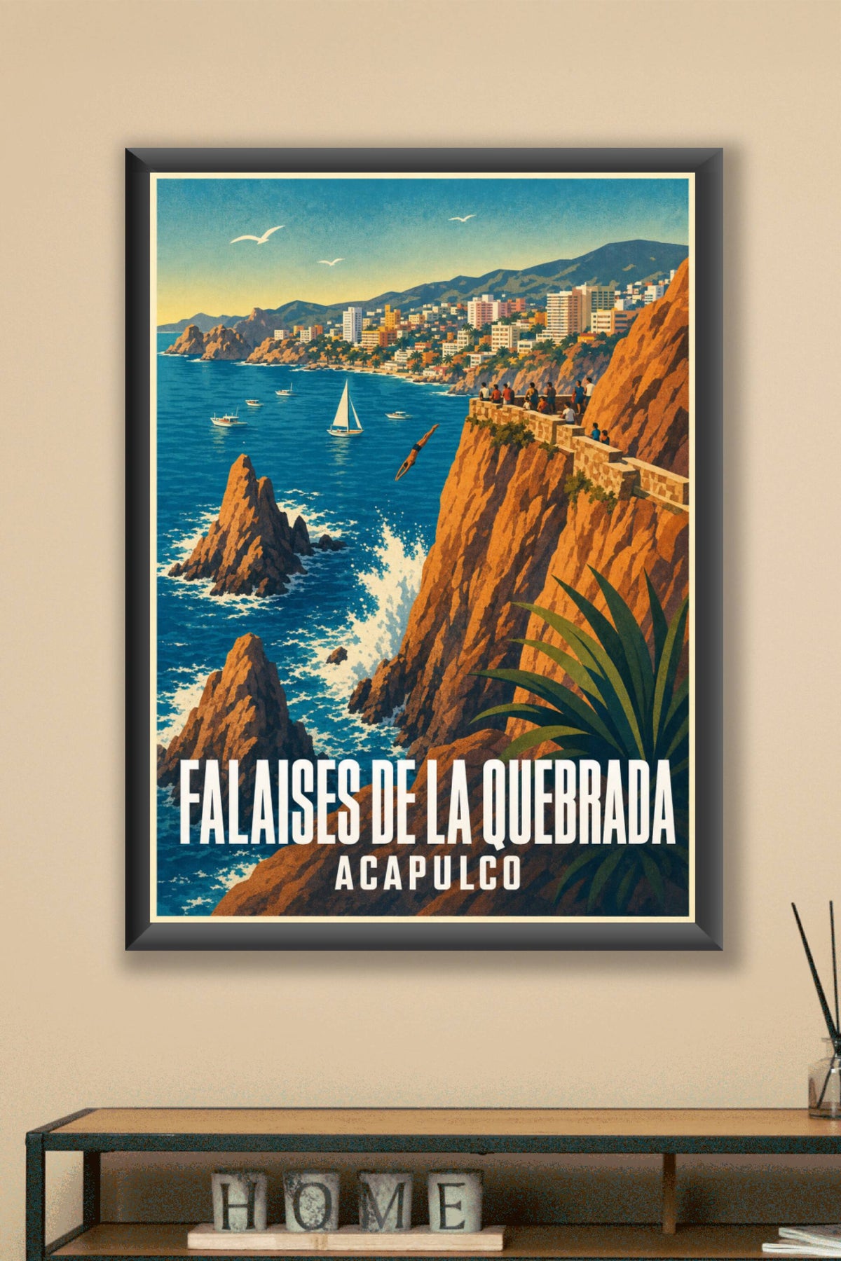 Poster des Falaises de la Quebrada, Acapulco