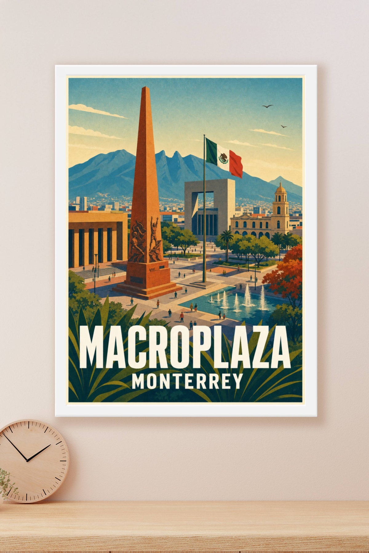Affiche de Monterrey, poster Macroplaza