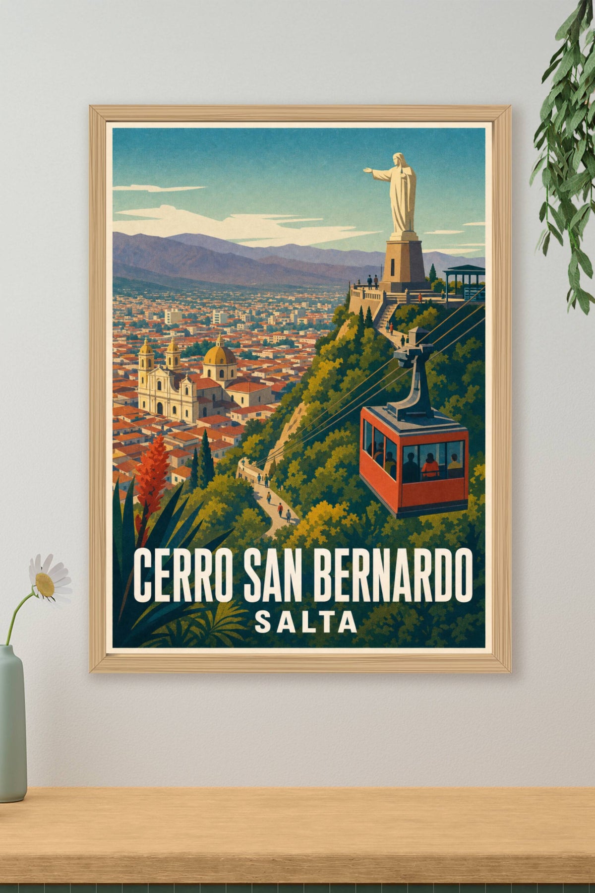 Affiche de Salta, poster du Cerro San Bernardo
