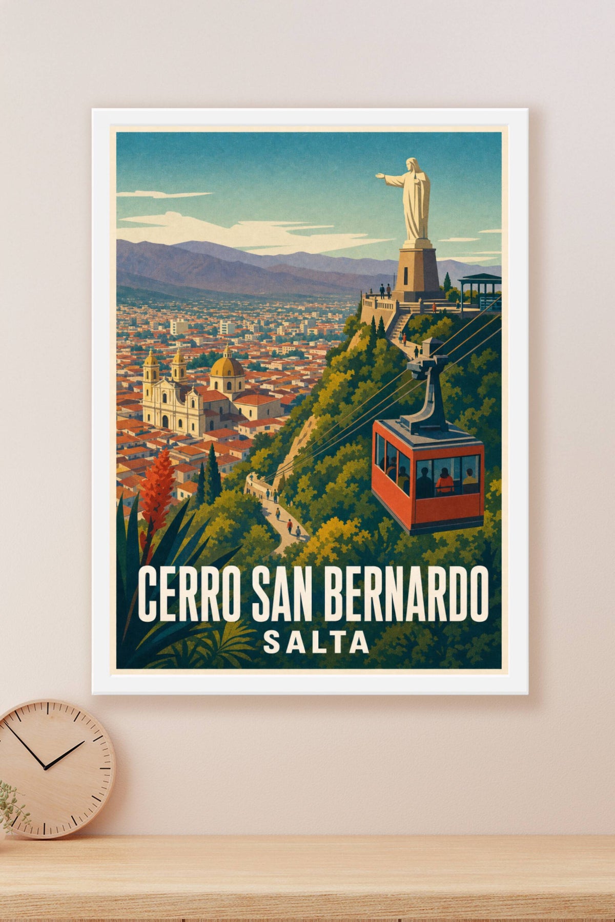 Affiche de Salta, poster du Cerro San Bernardo