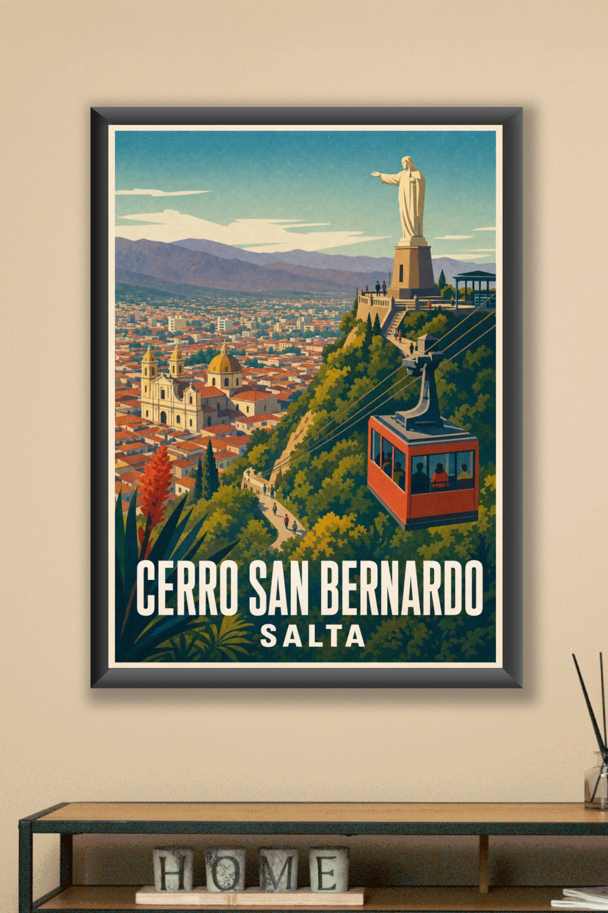 Affiche de Salta, poster du Cerro San Bernardo