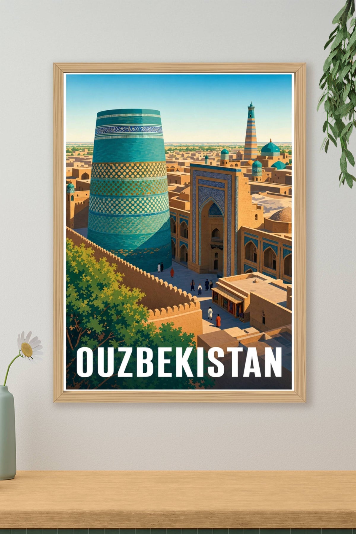 Affiche de Khiva, poster Ouzbékistan
