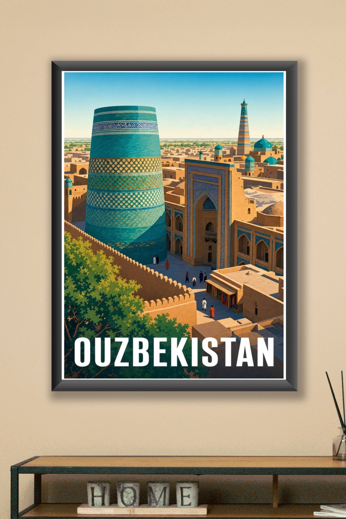 Affiche de Khiva, poster Ouzbékistan