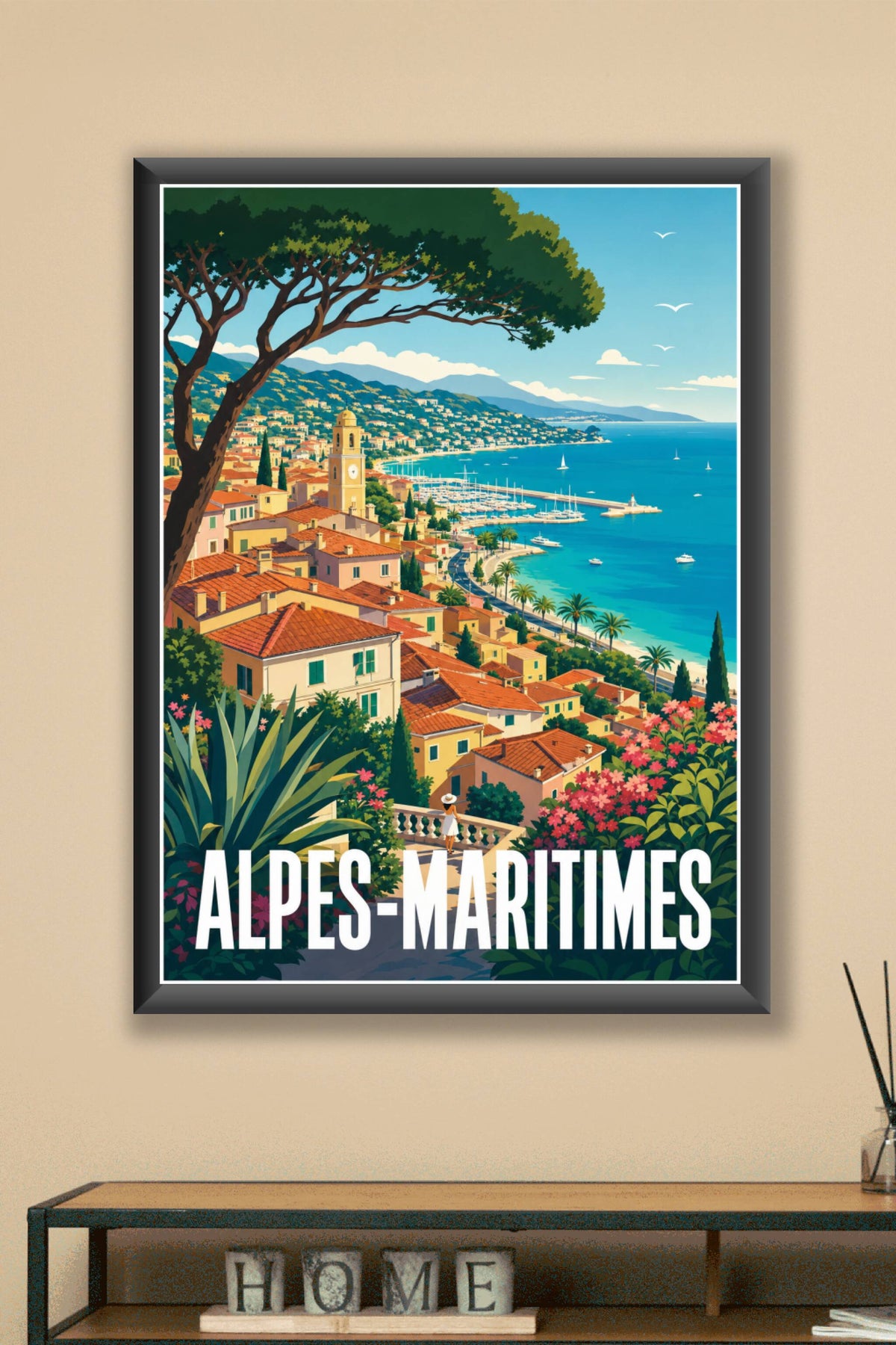 Affiche des Alpes-Maritimes