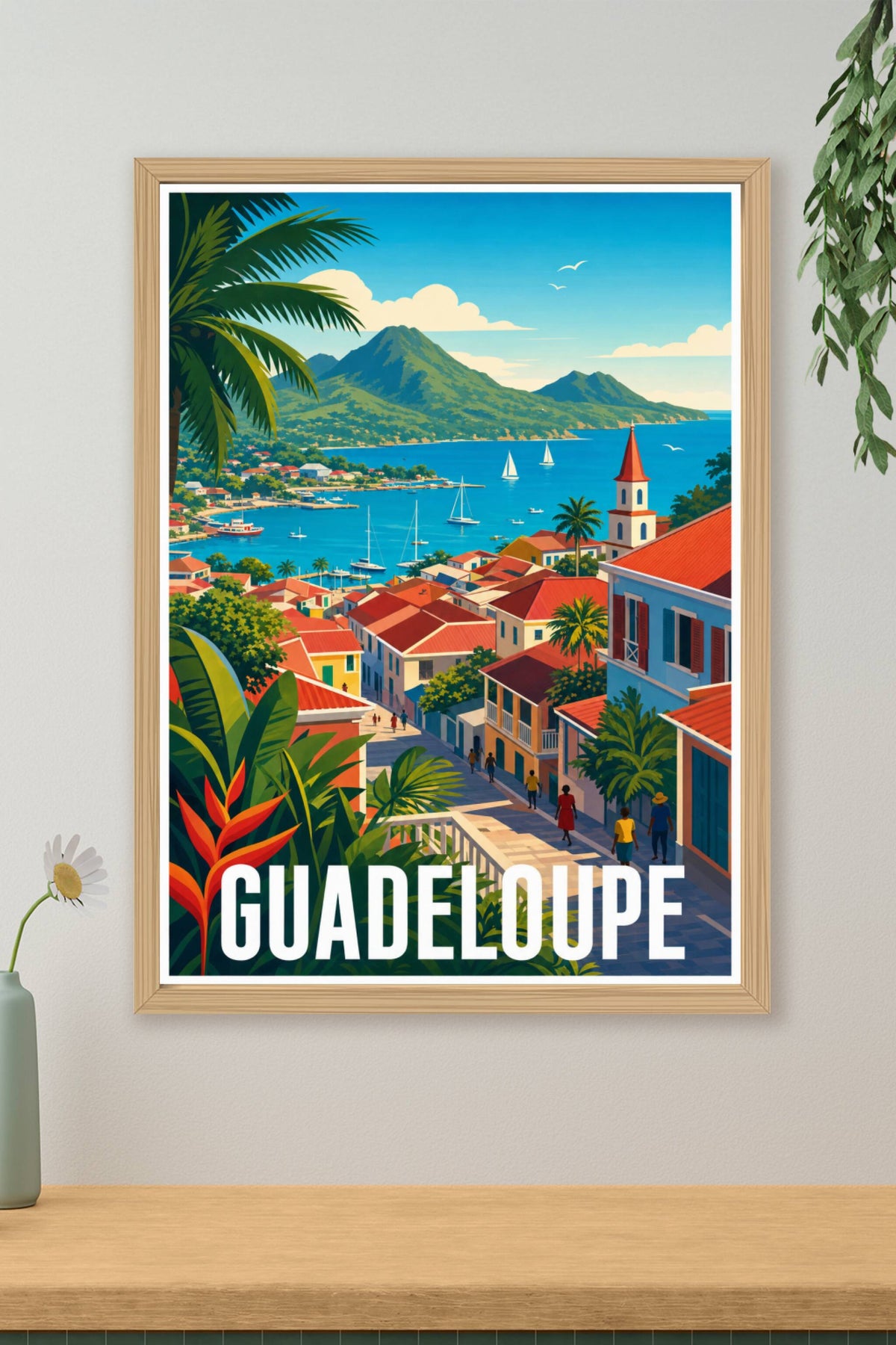 Affiche de la Guadeloupe