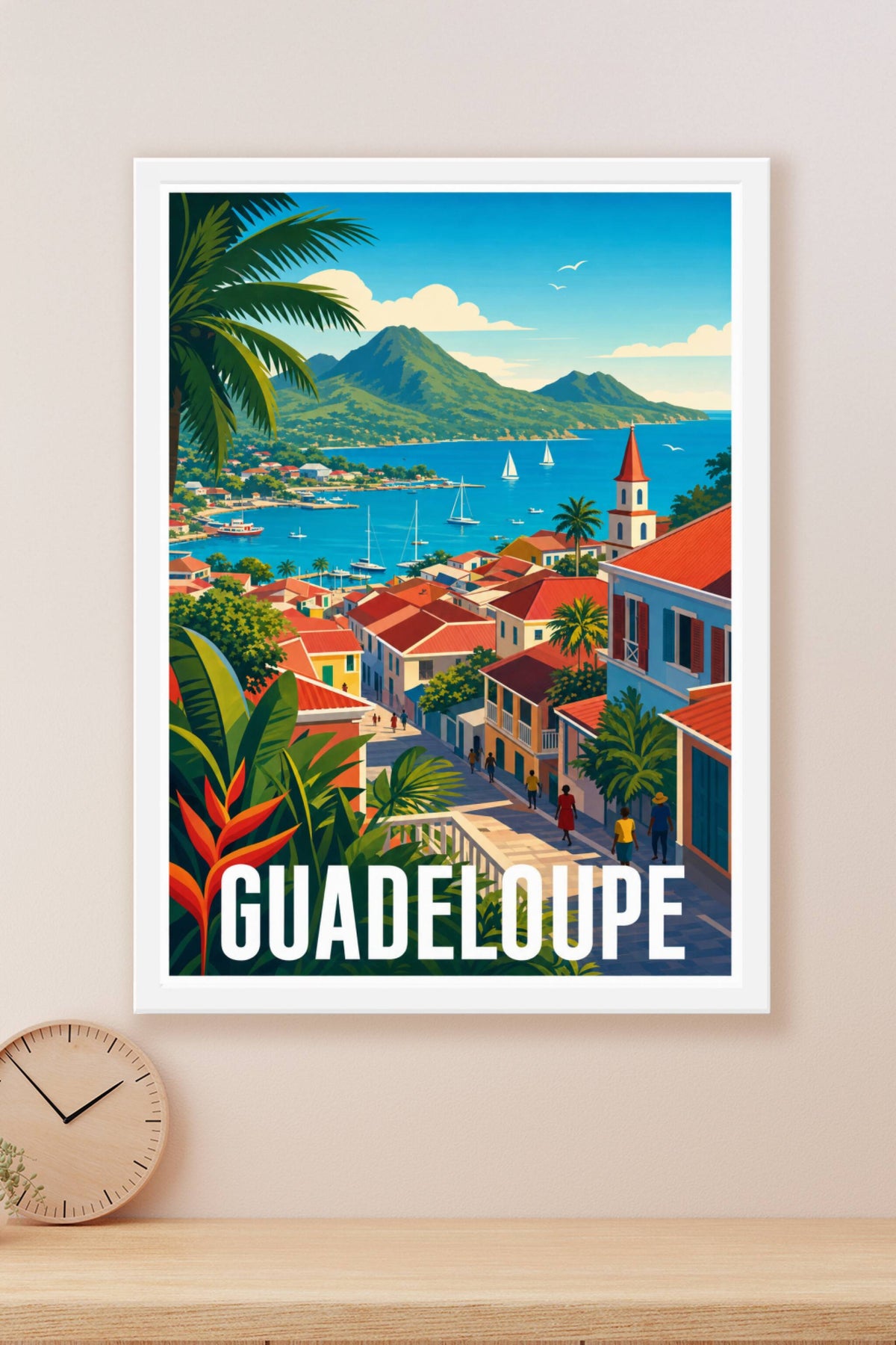Affiche de la Guadeloupe