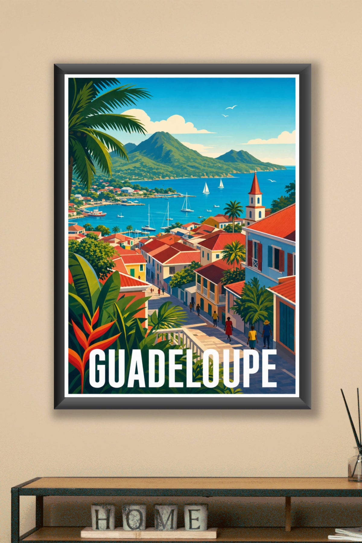 Affiche de la Guadeloupe