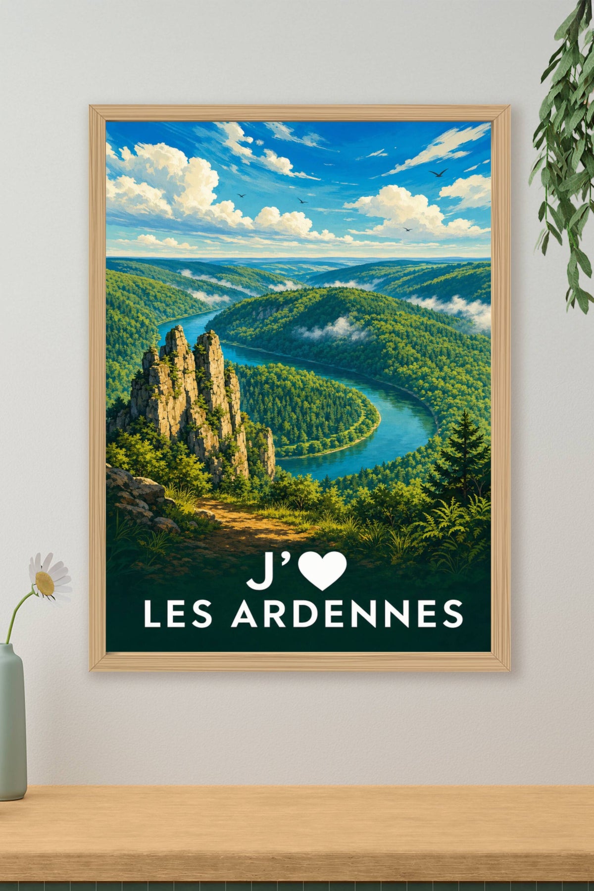 Affiche J'aime les Ardennes