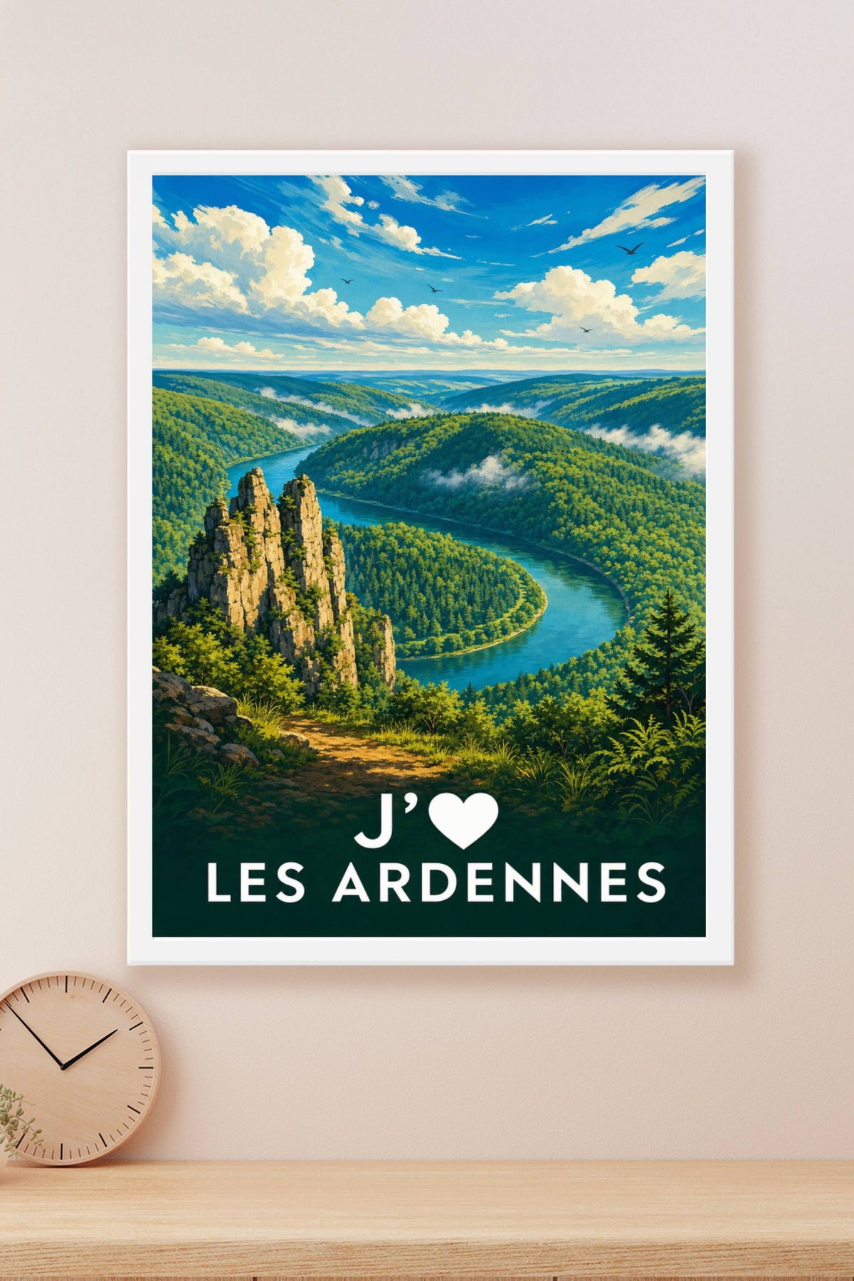 Affiche J'aime les Ardennes