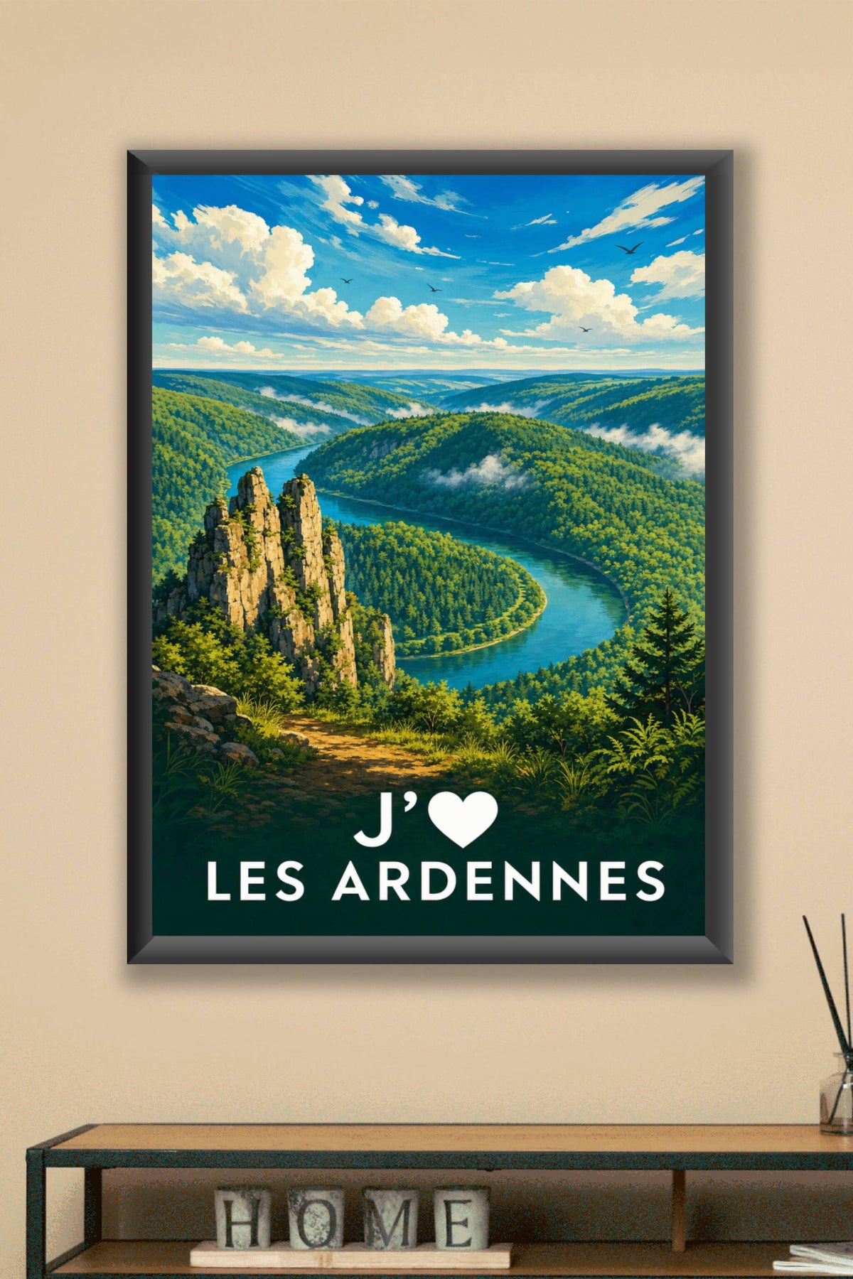 Affiche J'aime les Ardennes