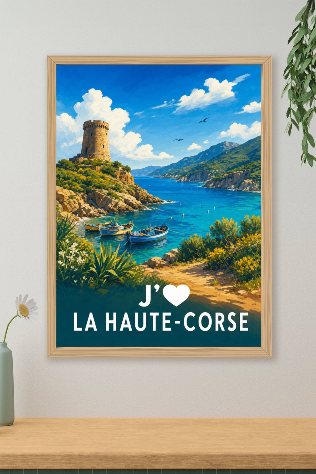Affiche J'aime la Haute-Corse