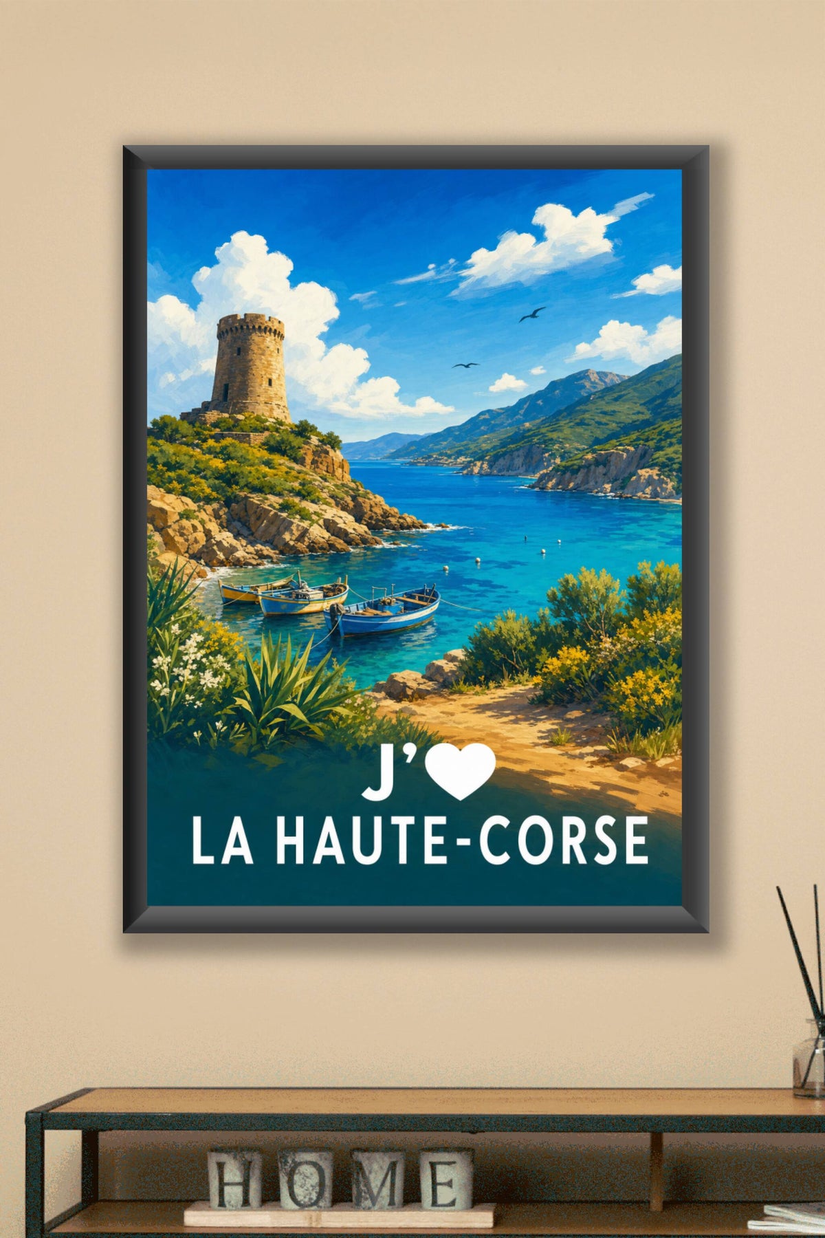 Affiche J'aime la Haute-Corse