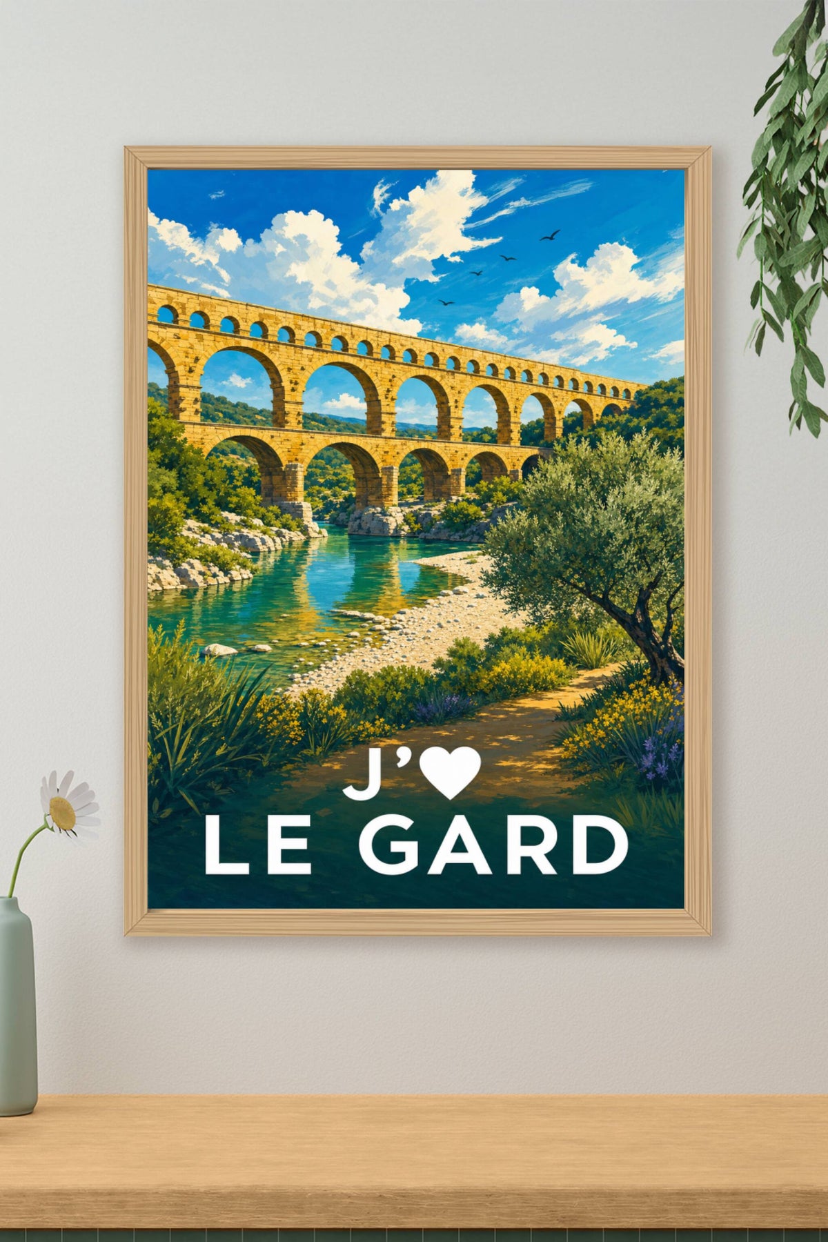 Affiche J'aime le Gard