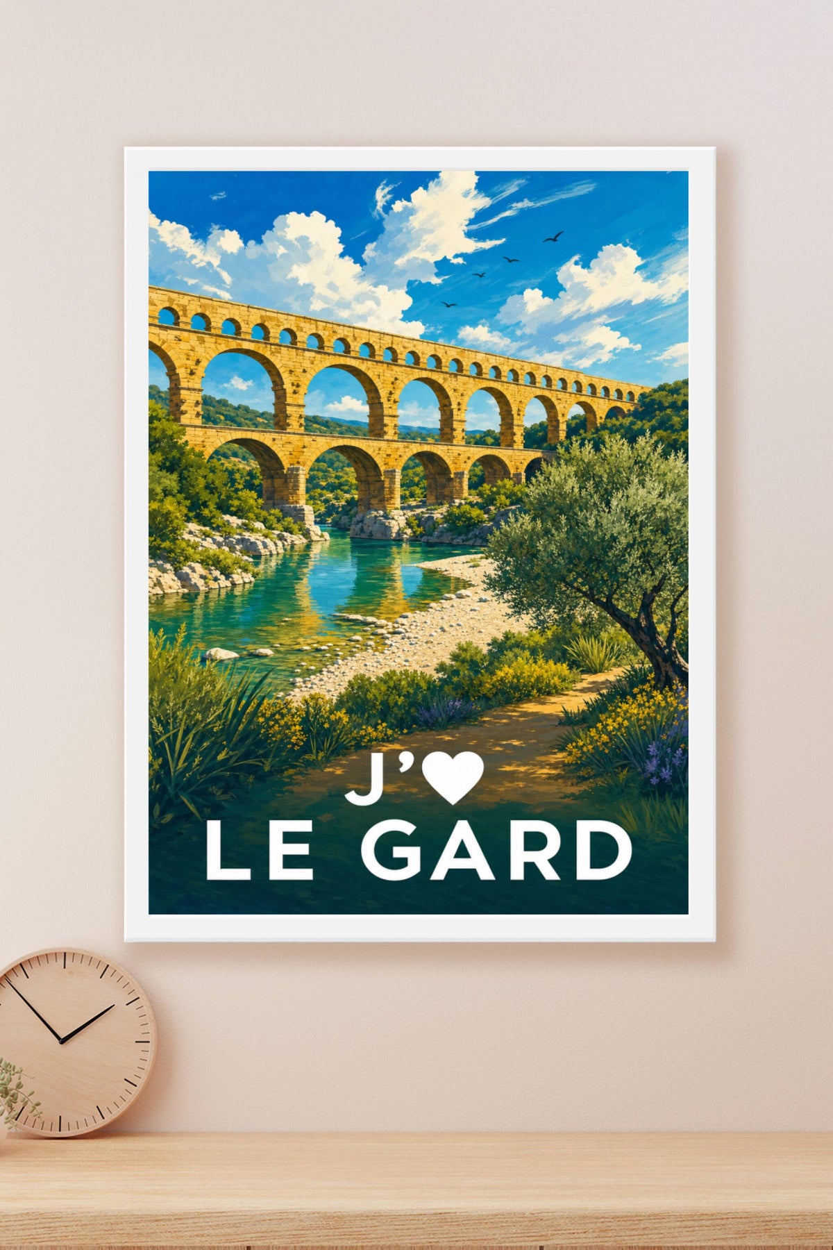 Affiche J'aime le Gard