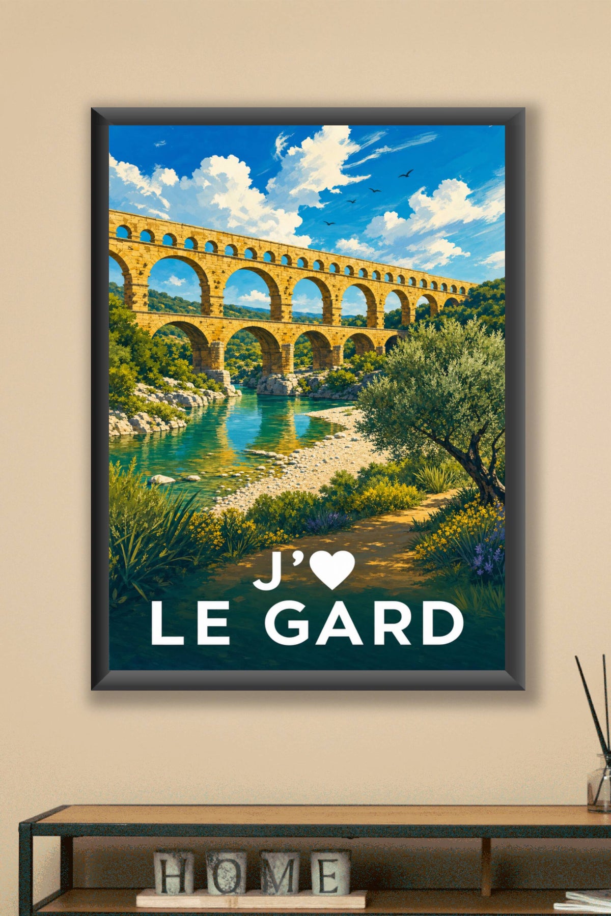 Affiche J'aime le Gard