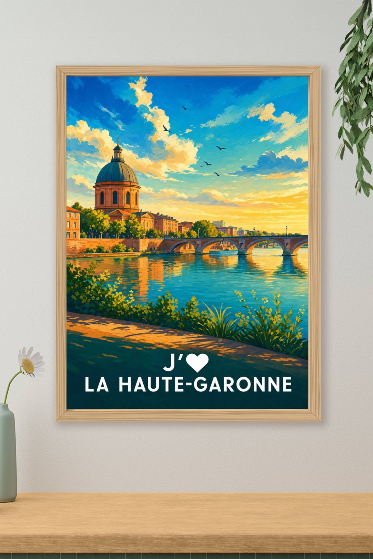 Affiche J'aime la Haute-Garonne
