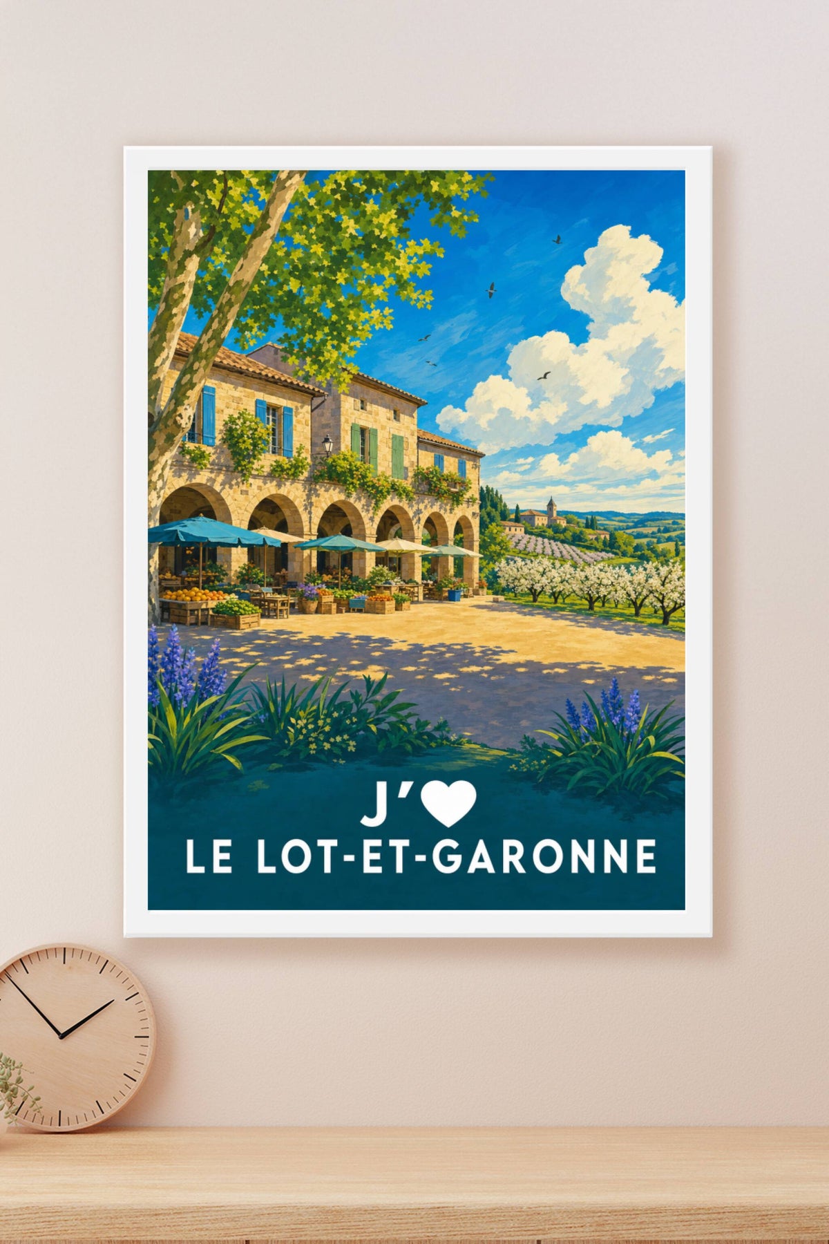 Affiche J'aime le Lot-et-Garonne