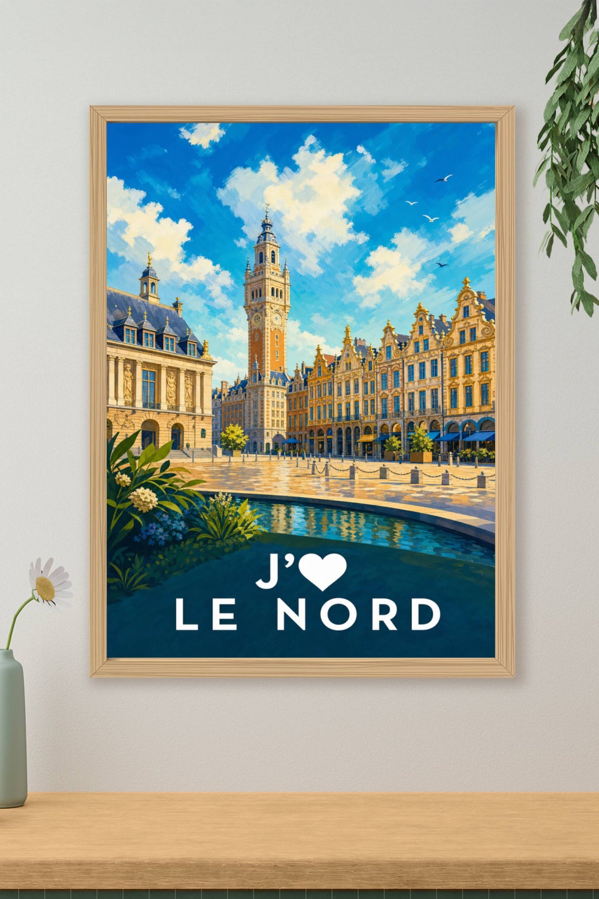 Affiche J'aime le Nord