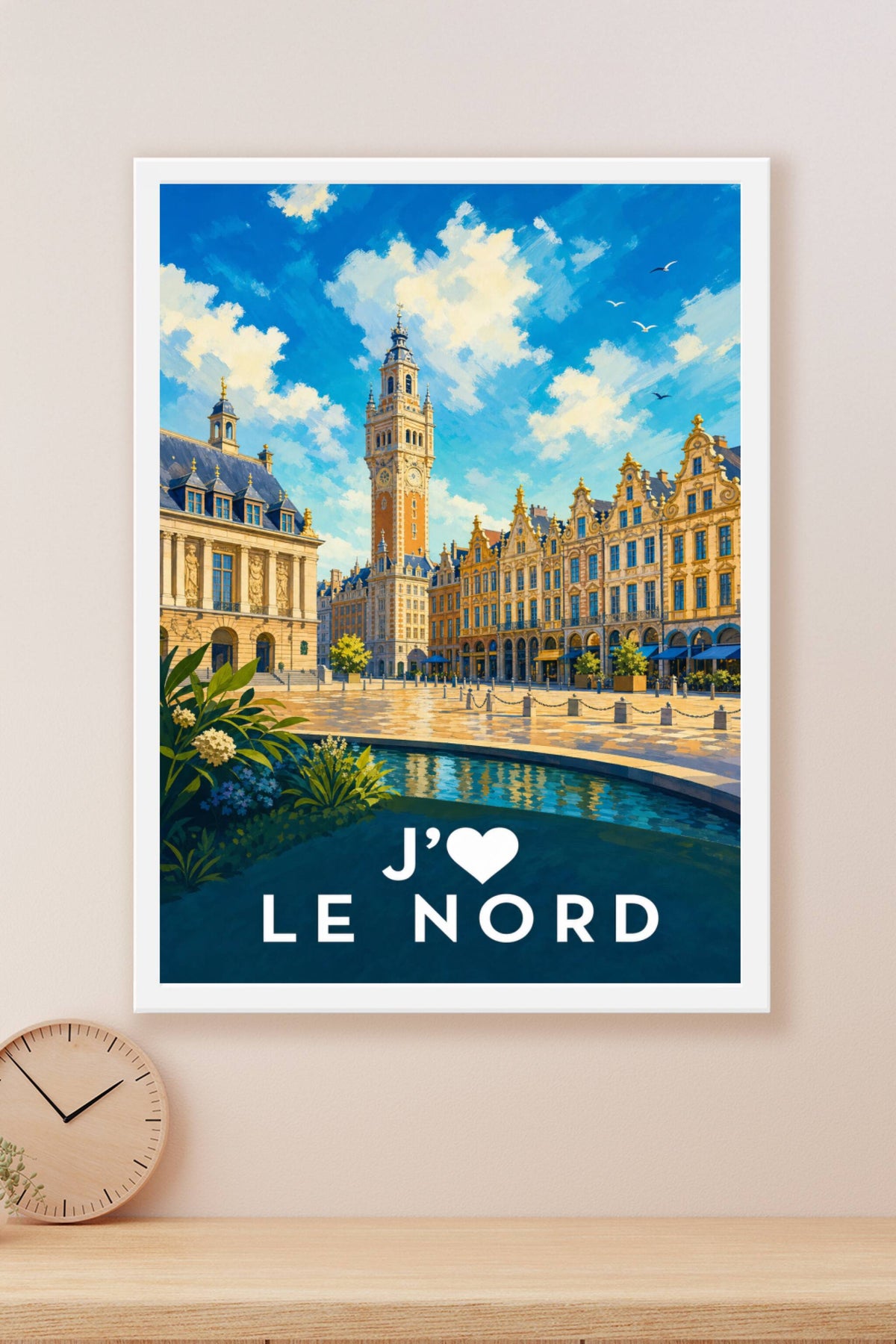 Affiche J'aime le Nord