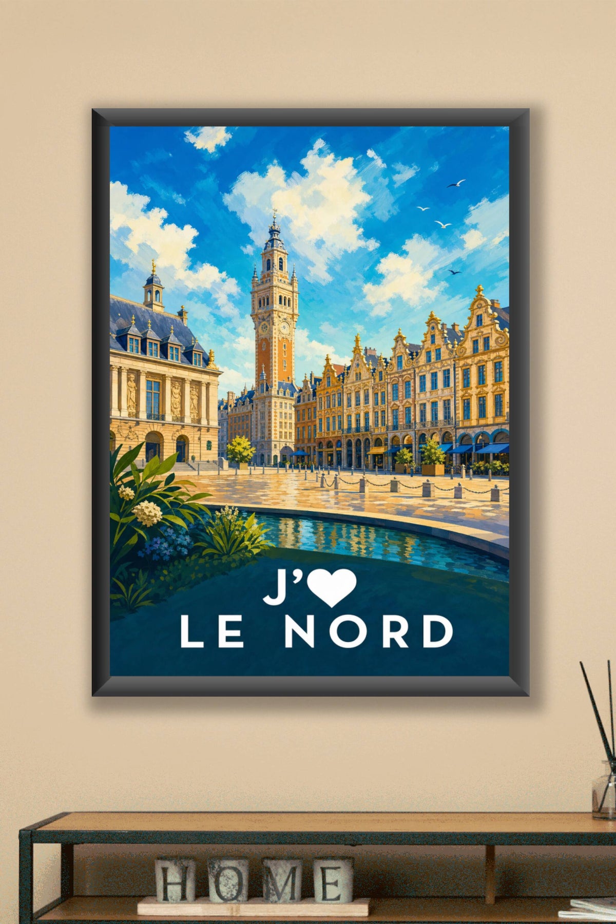 Affiche J'aime le Nord