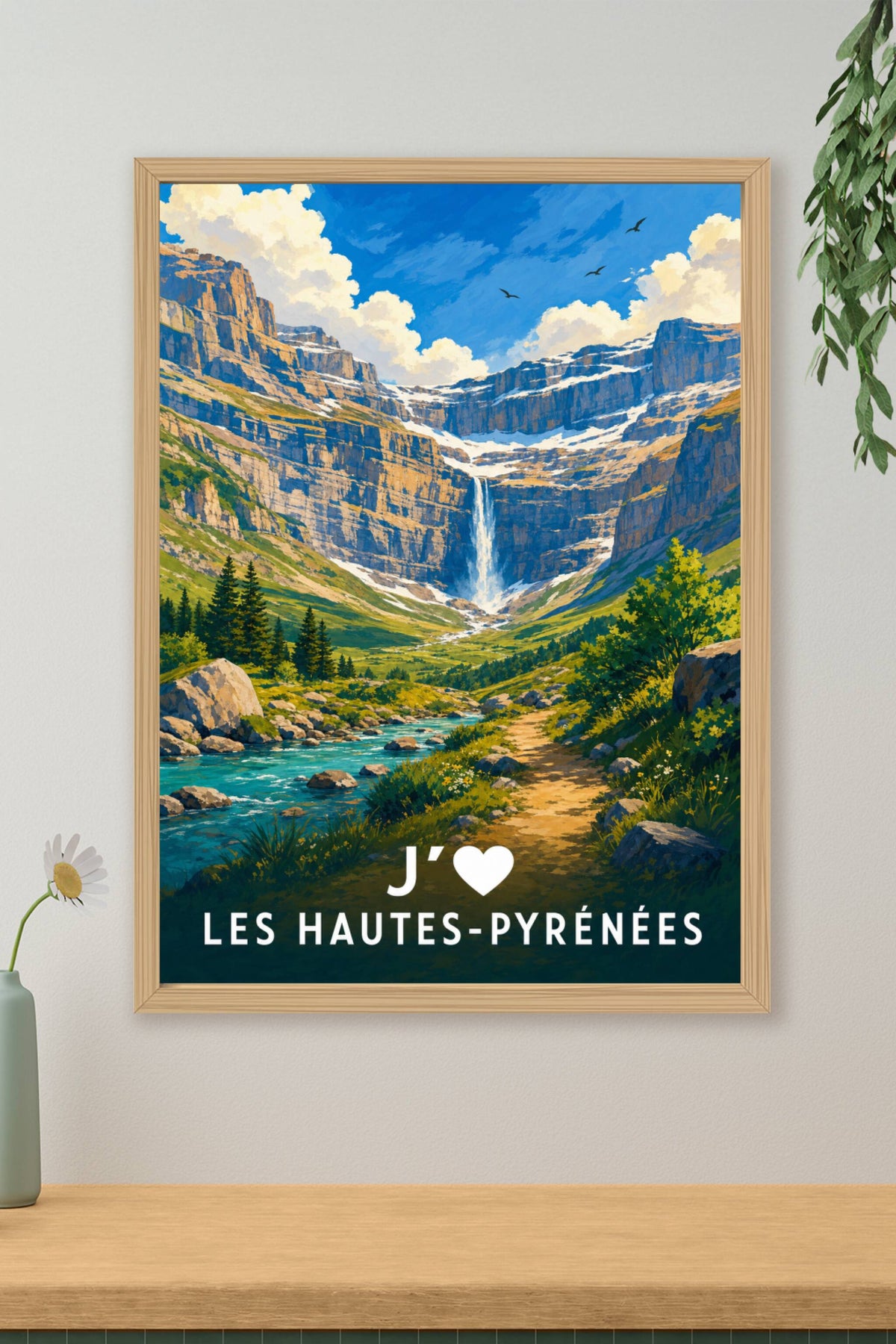 Affiche J'aime les Hautes-Pyrénées