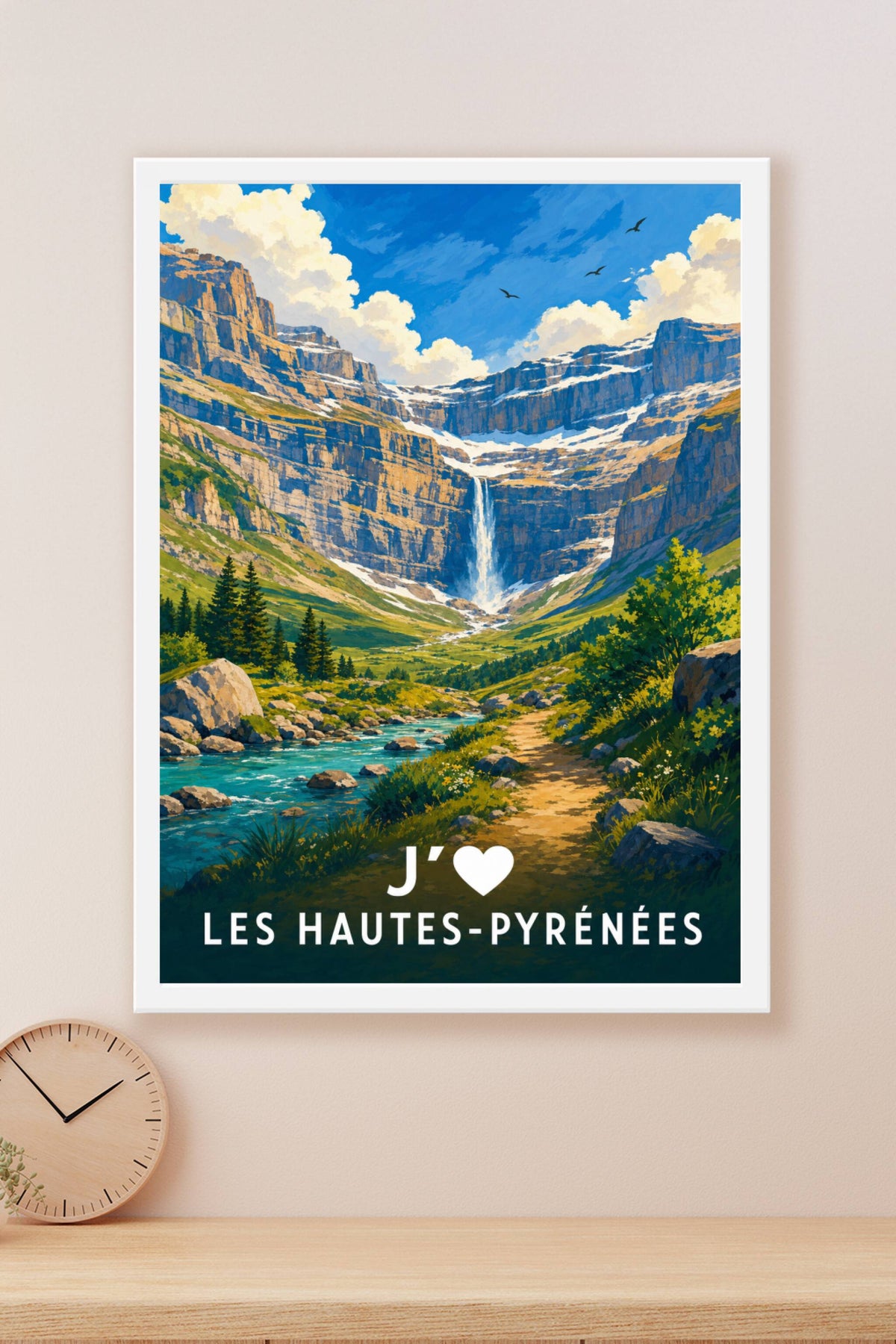 Affiche J'aime les Hautes-Pyrénées