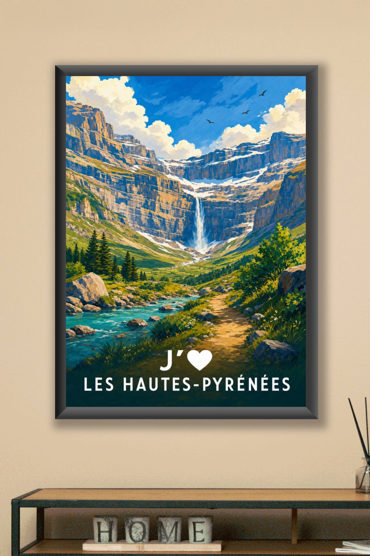 Affiche J'aime les Hautes-Pyrénées