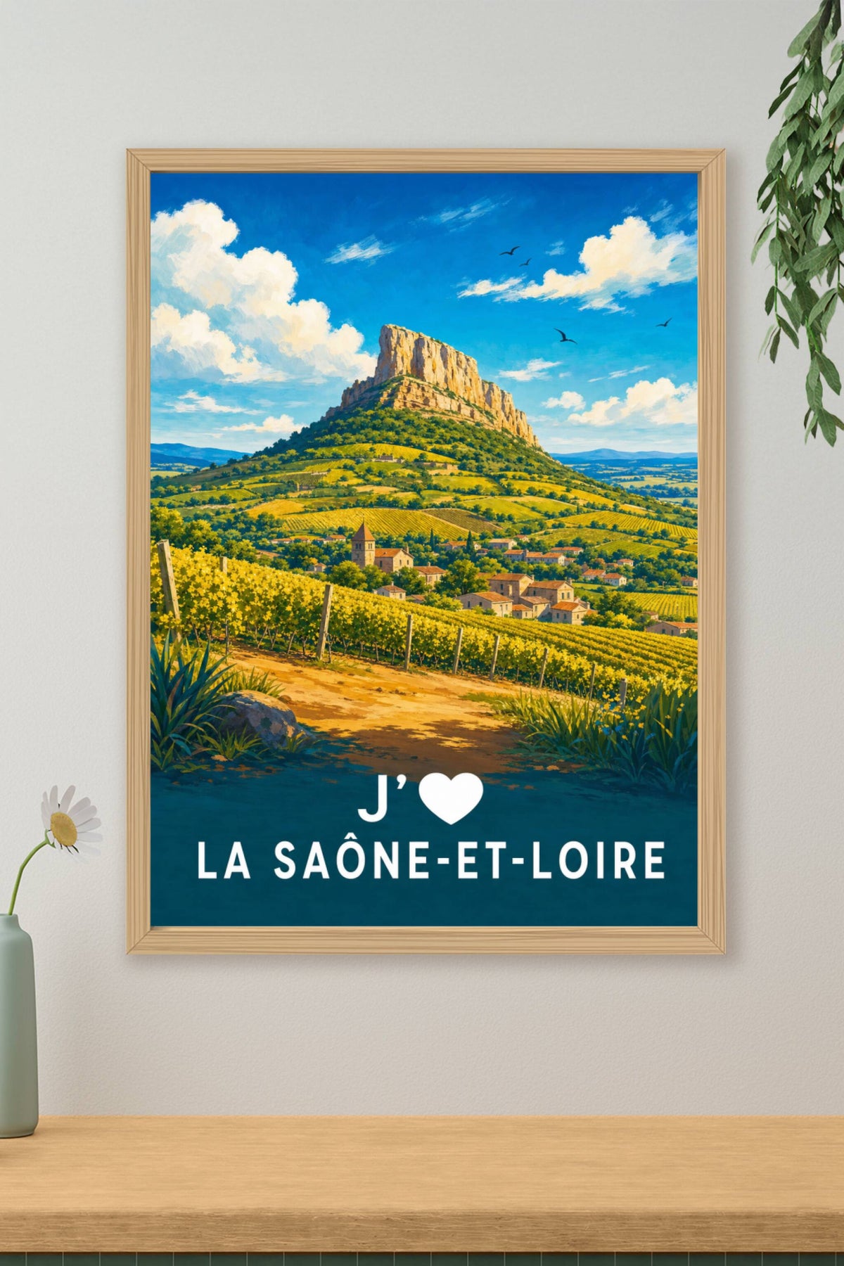 Affiche J'aime la Saône-et-Loire