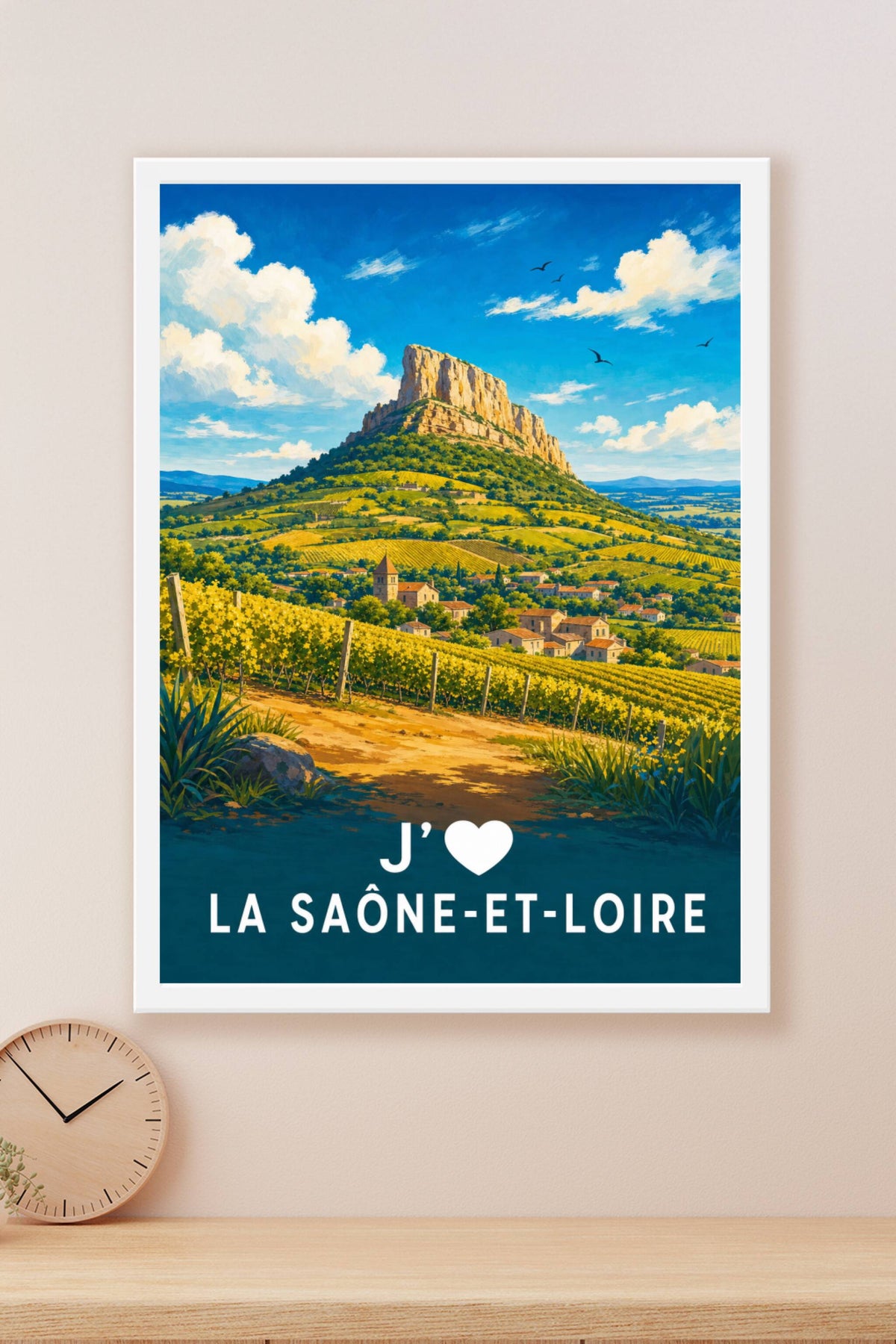 Affiche J'aime la Saône-et-Loire