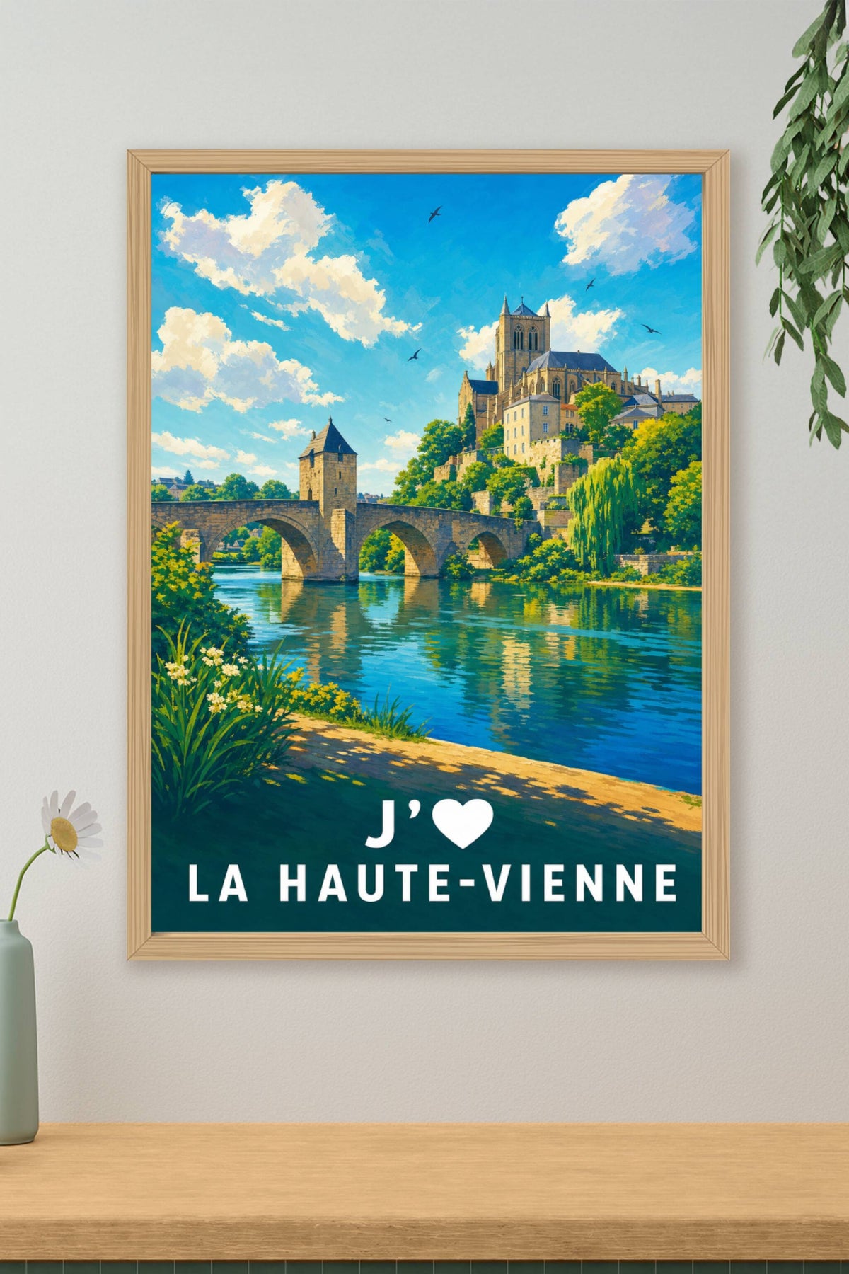 Affiche J'aime la Haute-Vienne