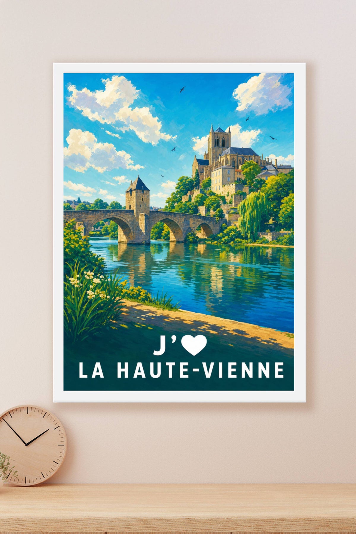 Affiche J'aime la Haute-Vienne