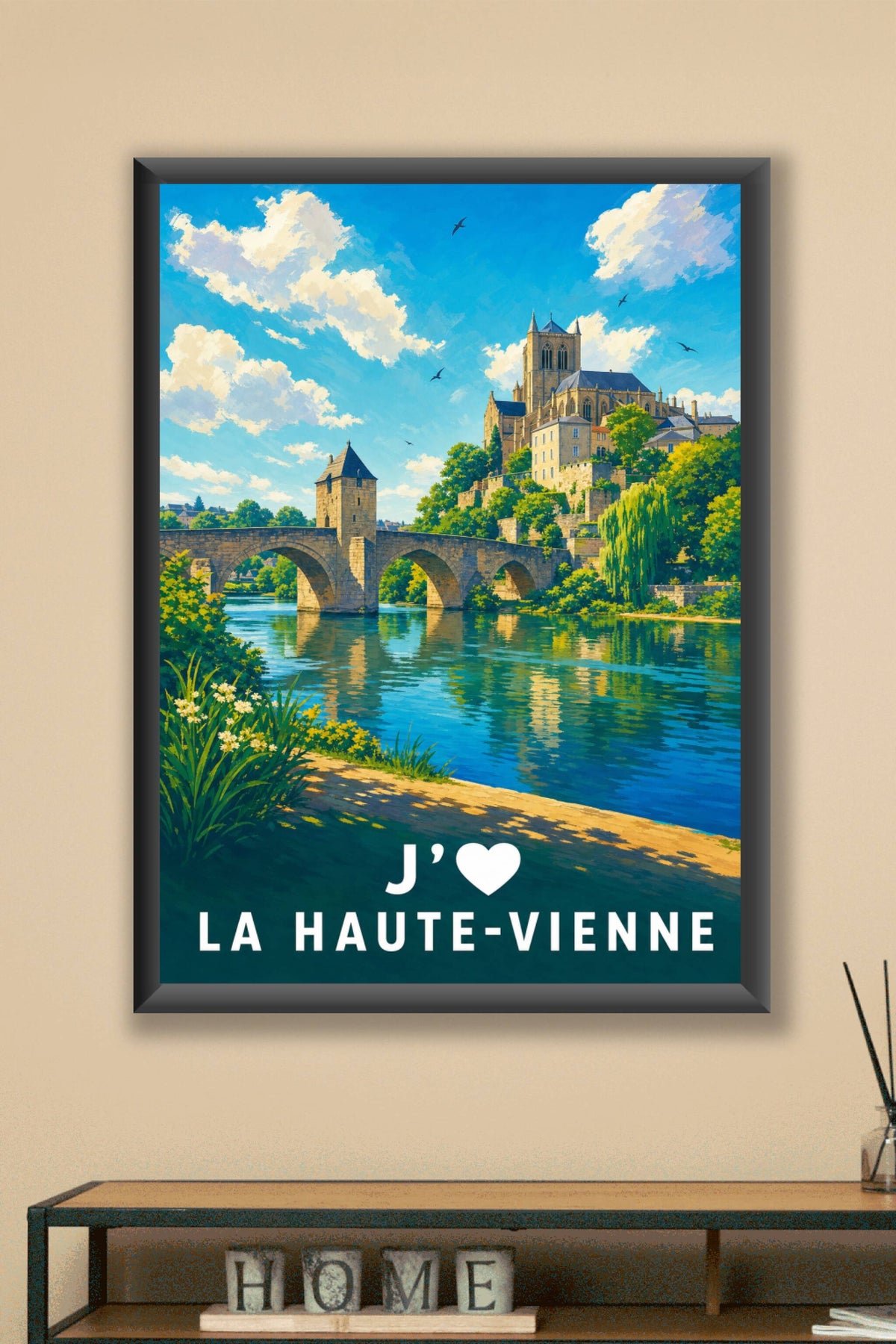 Affiche J'aime la Haute-Vienne